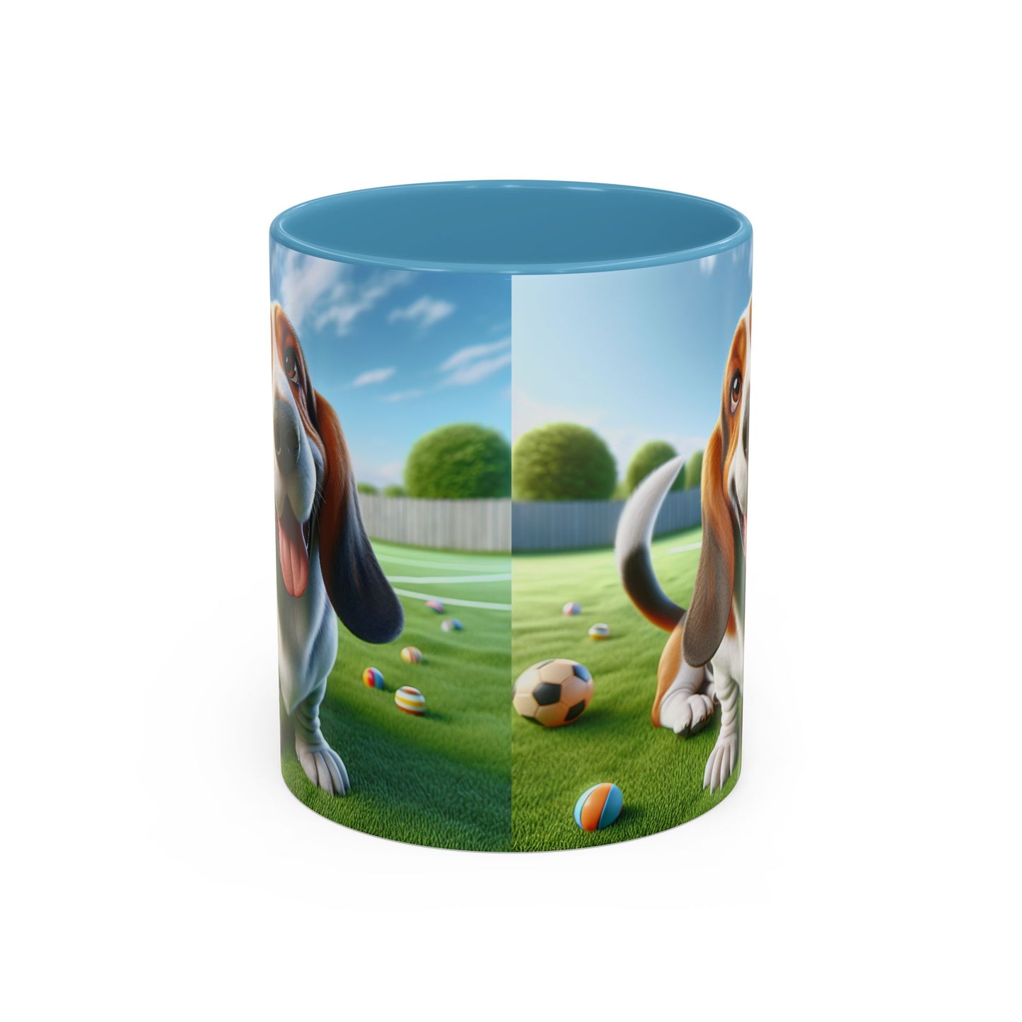 Basset Hound Accent Coffee Mug - Perfect Gift for Dog Lovers
