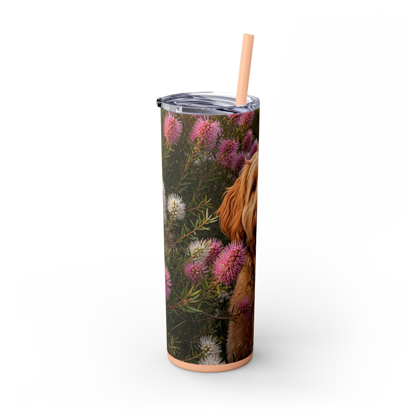 Goldendoodle Tumbler with Straw, 20oz