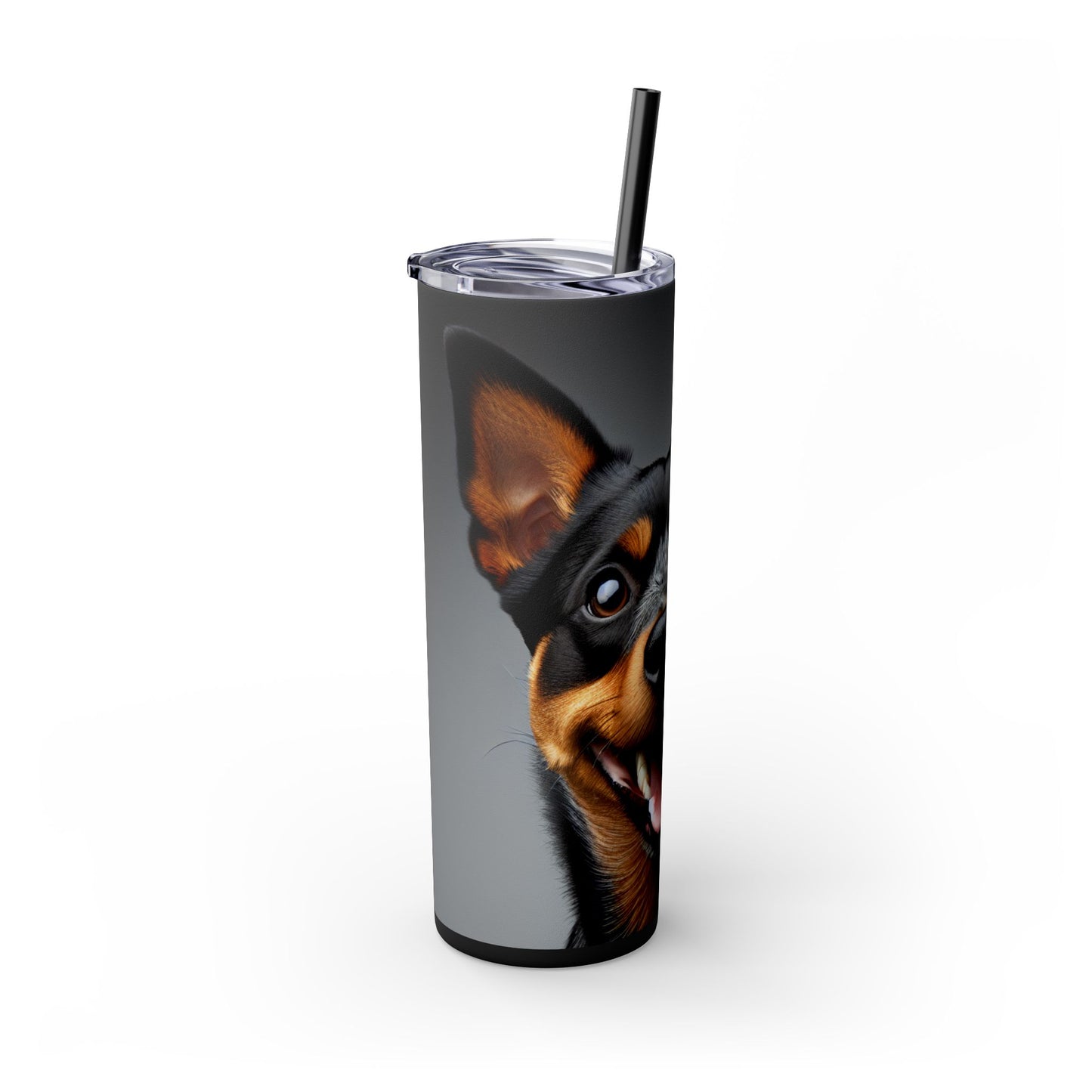 Lancashire Heeler Tumbler with Straw, 20oz
