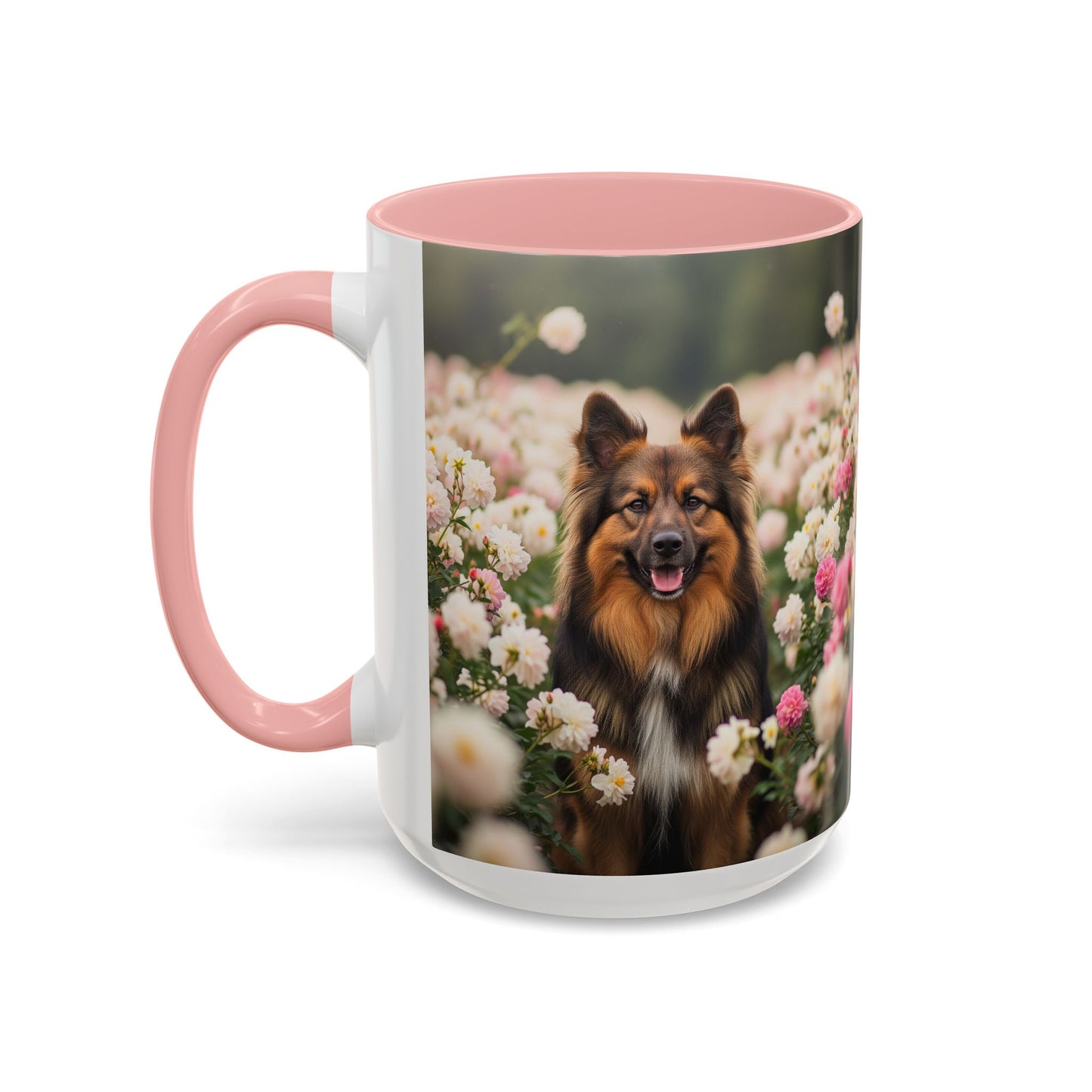 Bohemian Shepherd Accent Coffee Mug - Perfect Gift for Dog Lovers