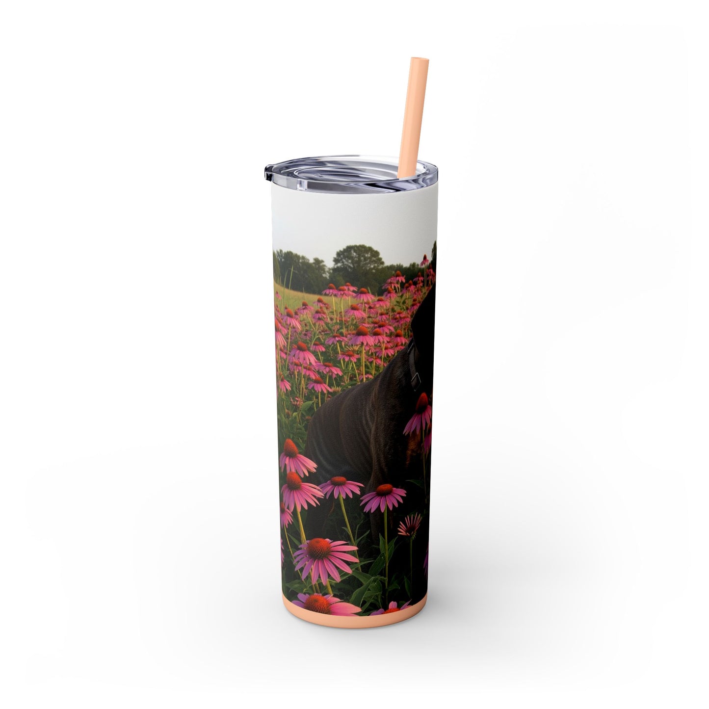 Treeing Tennessee Brindle Tumbler with Straw, 20oz
