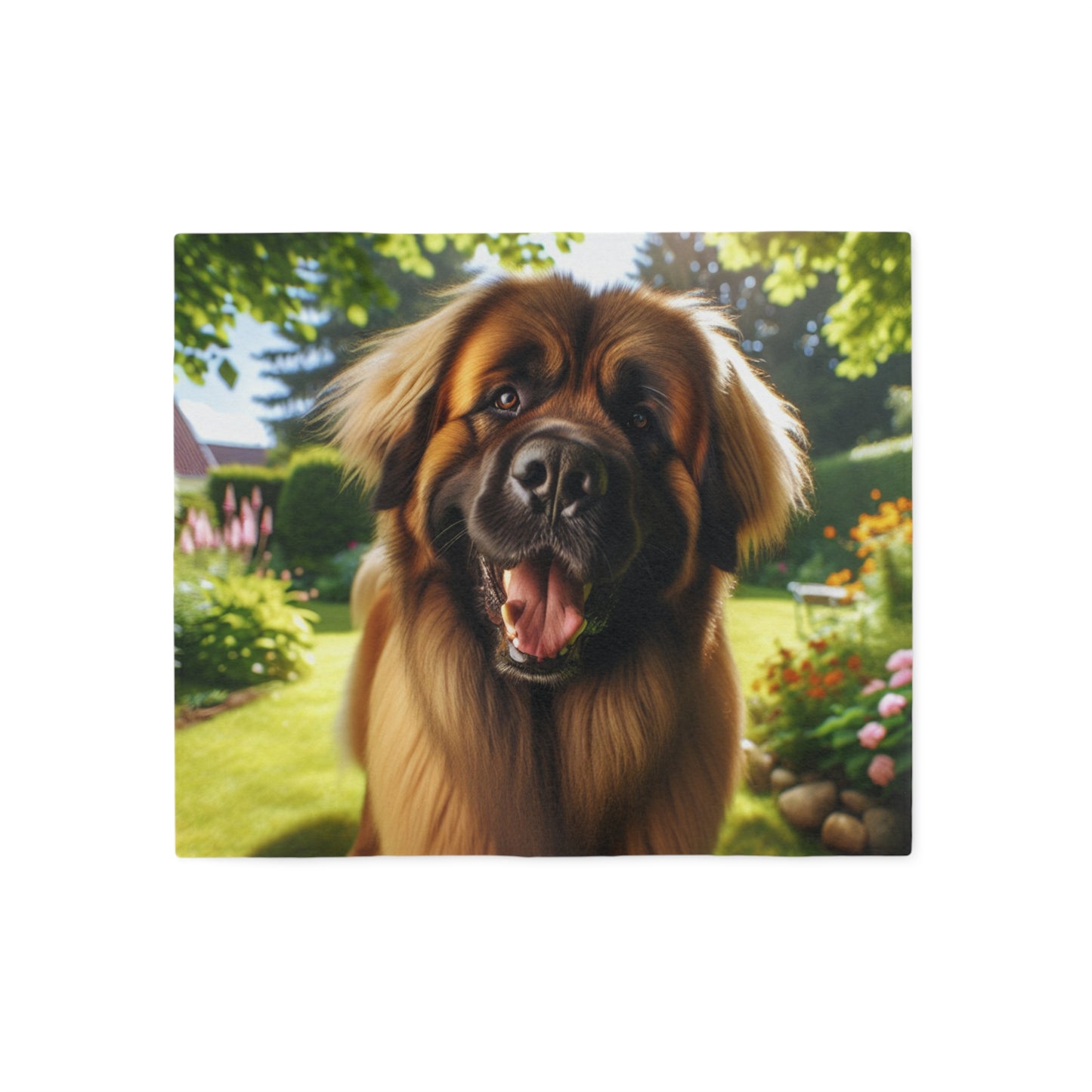 Leonberger Sweatshirt Blanket