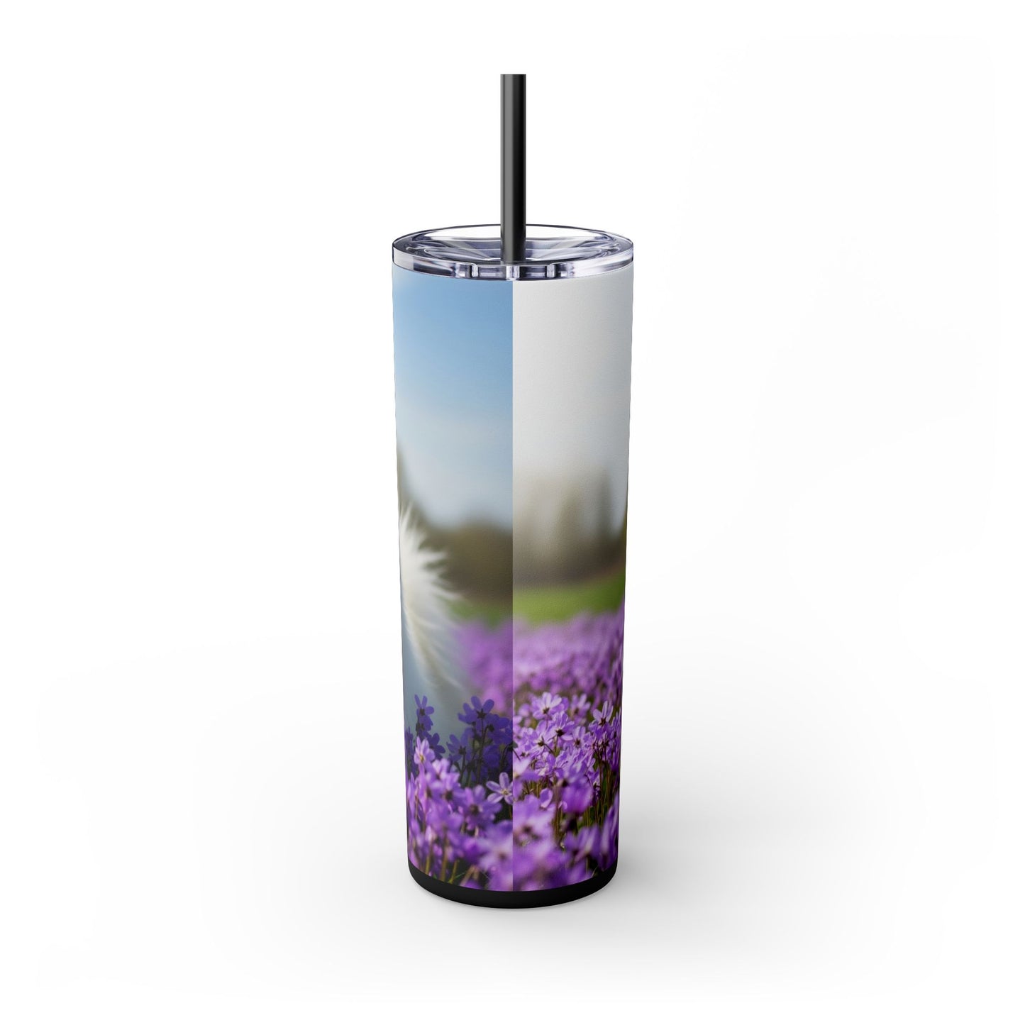 Samoyed Tumbler with Straw, 20oz