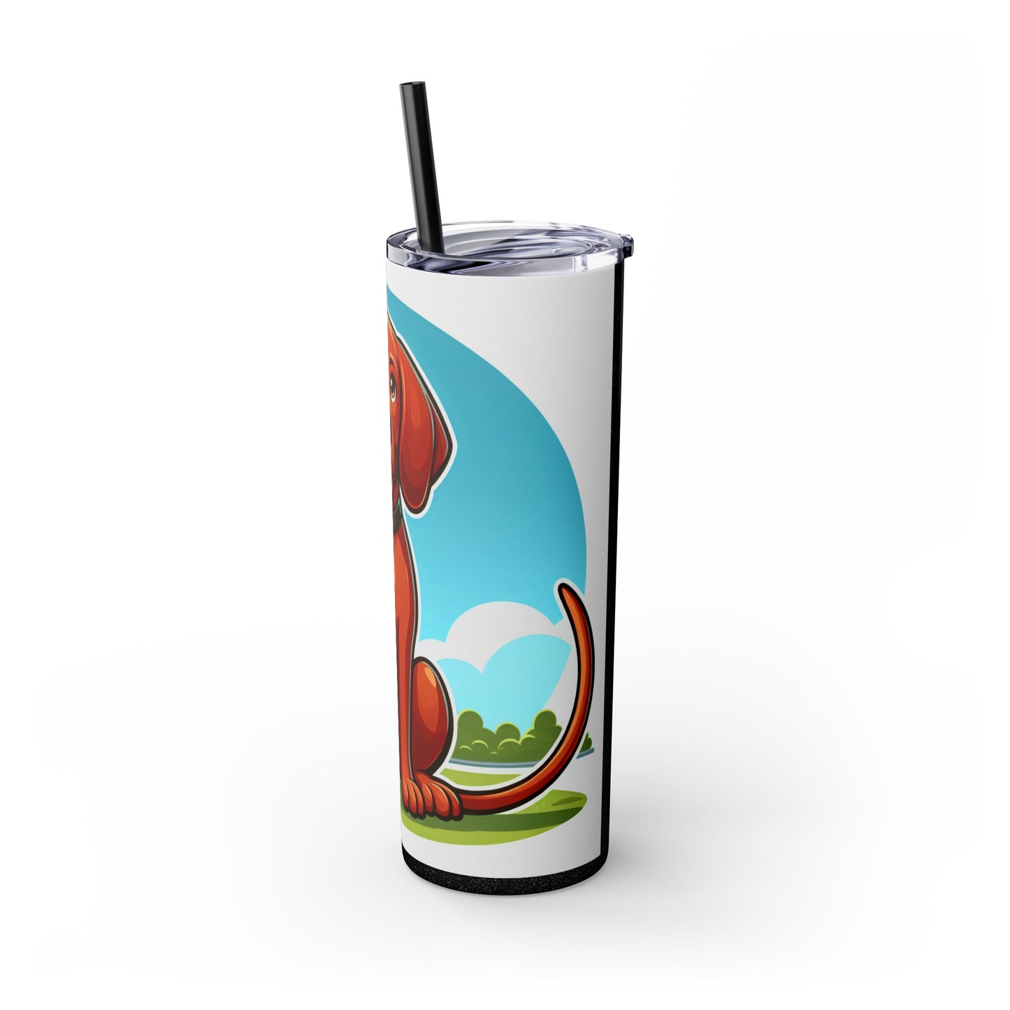 Redbone Coonhound Tumbler with Straw, 20oz