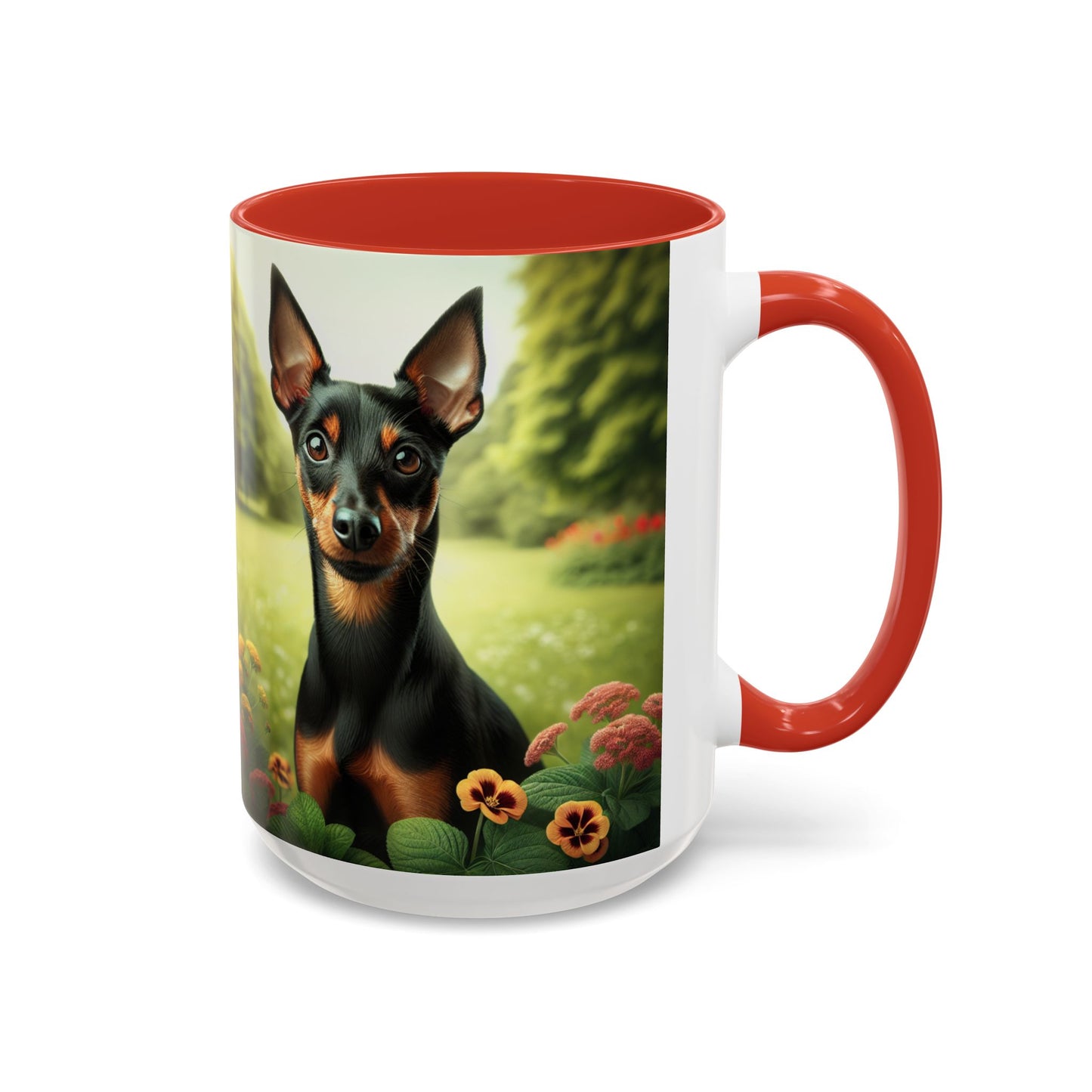 Manchester Terrier Accent Coffee Mug - Perfect Gift for Dog Lovers