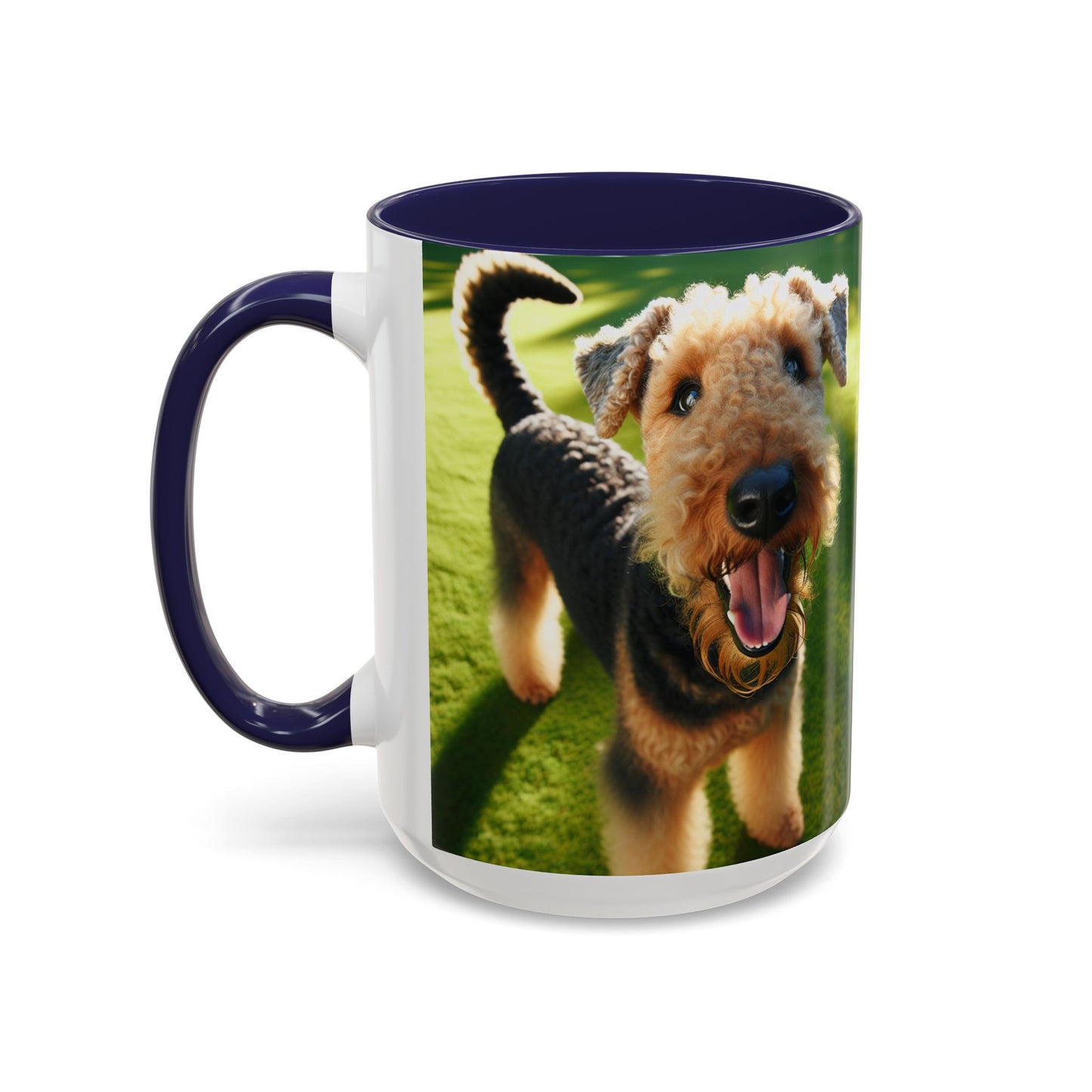 Airedale Terrier Accent Coffee Mug - Perfect Gift for Dog Lovers