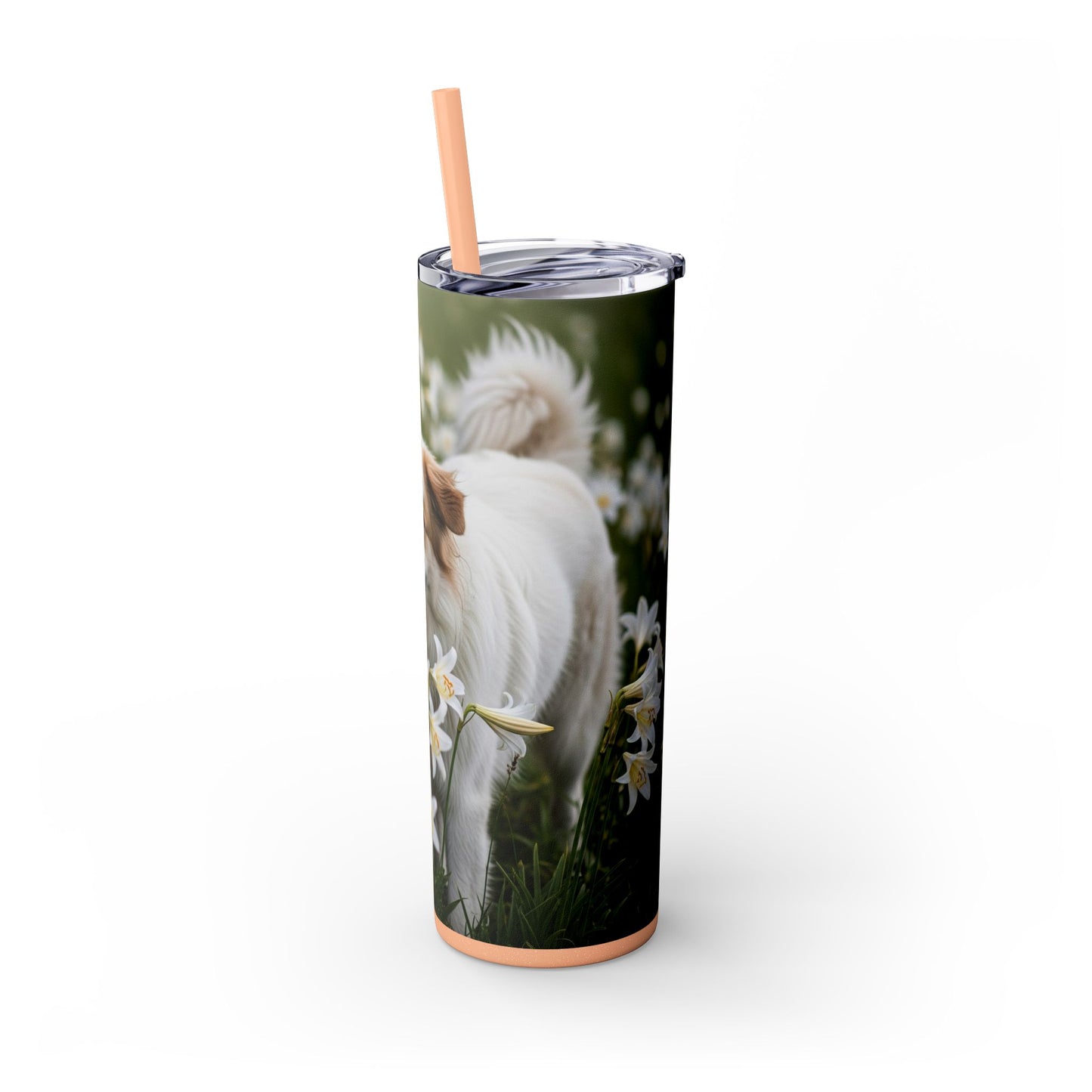 Pyrenean Shepherd Tumbler with Straw, 20oz