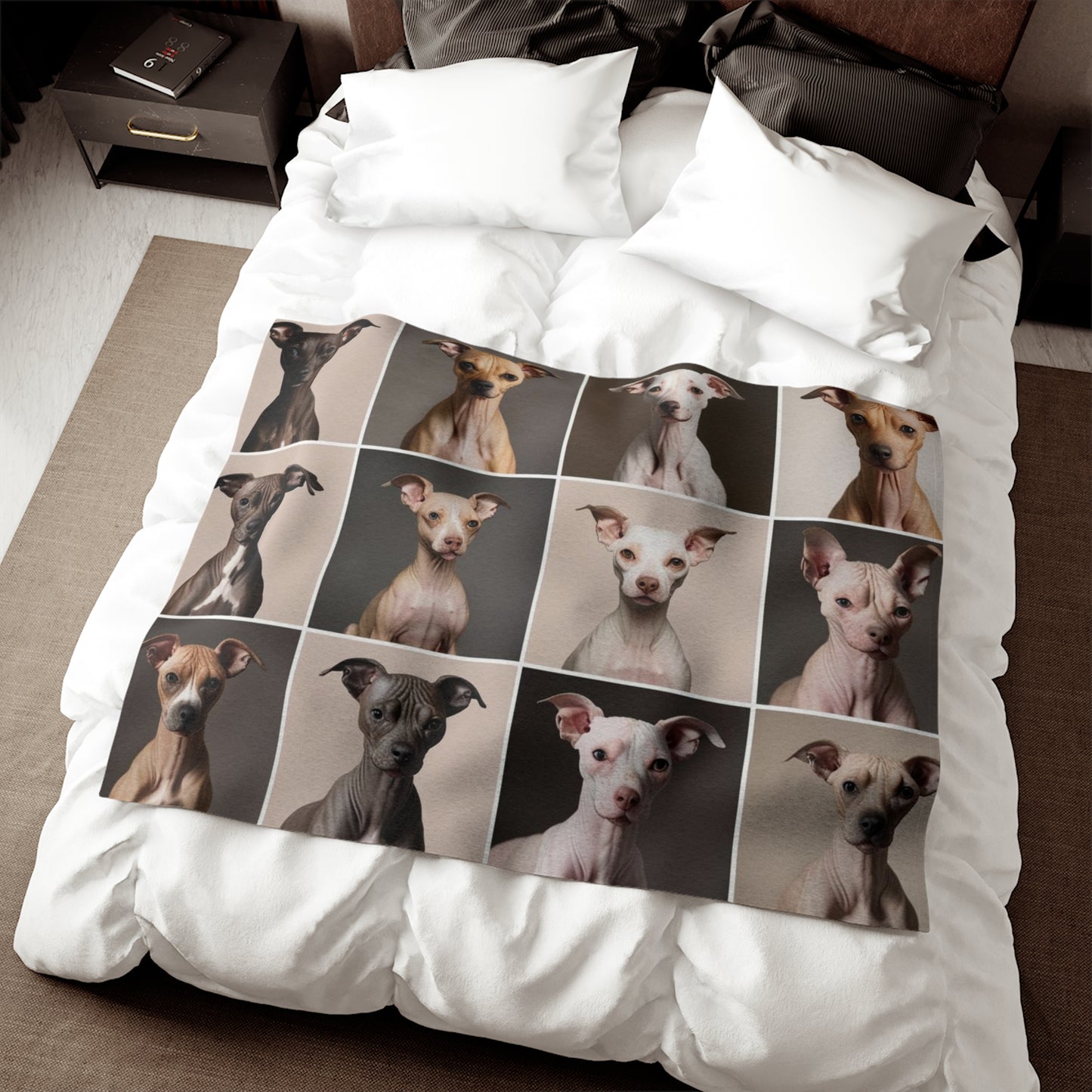 Hairless Dogs Sweatshirt Blanket