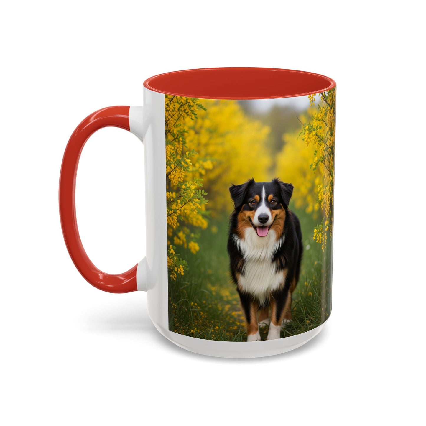 Australian Shepherd Accent Coffee Mug - Perfect Gift for Dog Lovers