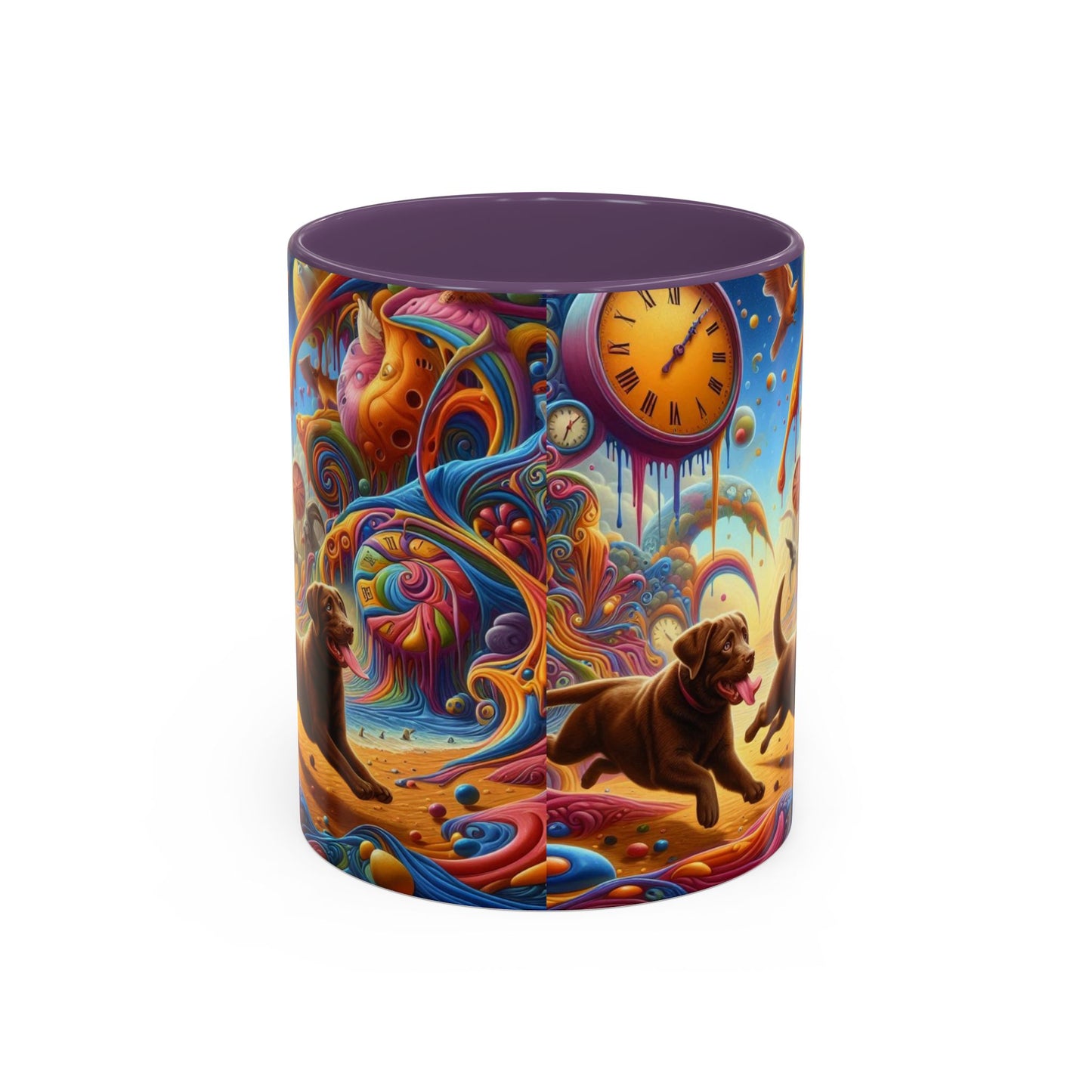 Chocolate Labrador Accent Coffee Mug - Perfect Gift for Dog Lovers
