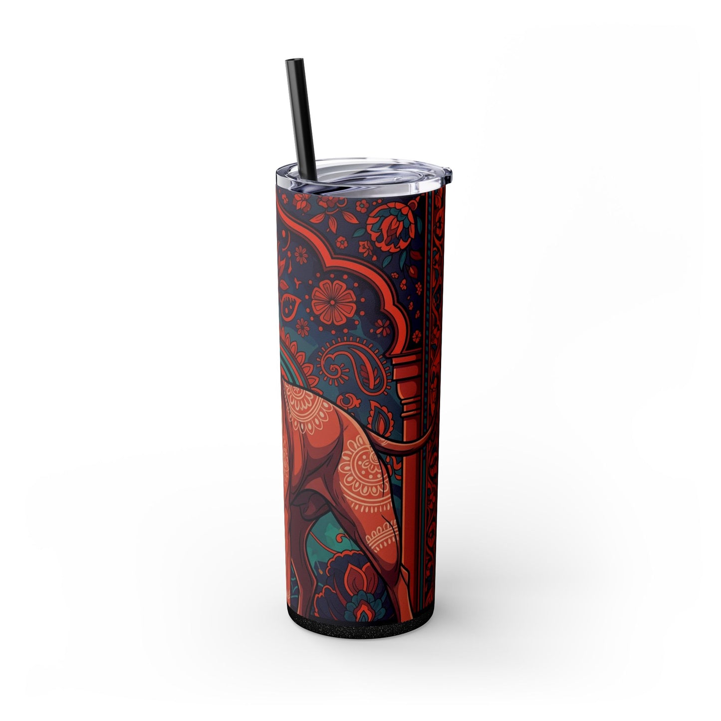 Bully Kutta Skinny Tumbler with Straw, 20oz