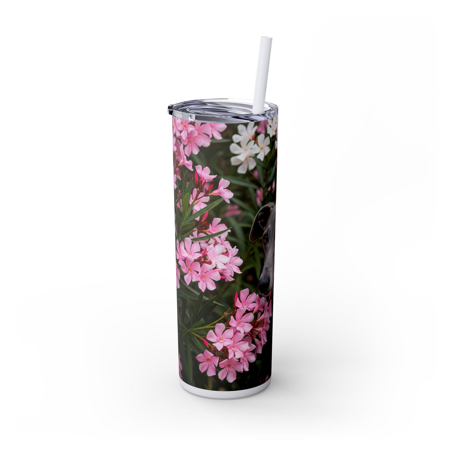Greyhound Tumbler with Straw, 20oz