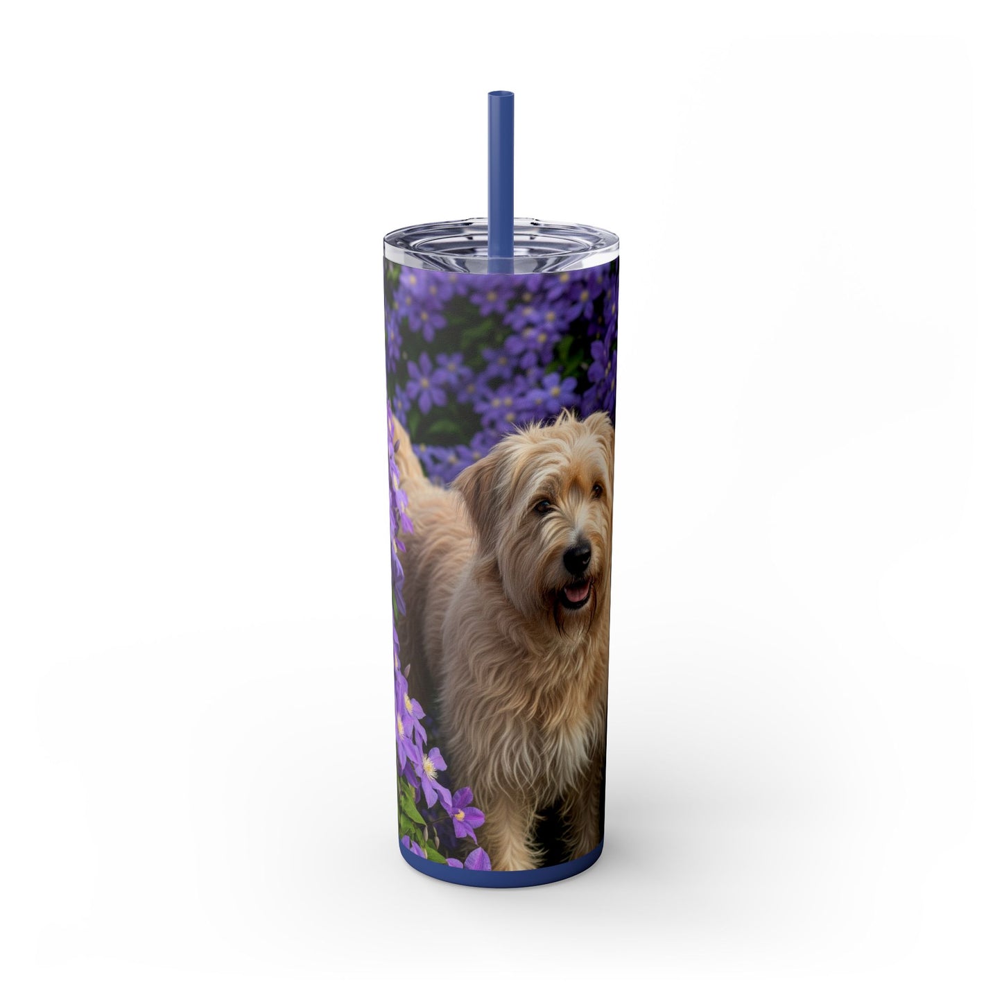Berger Picard Skinny Tumbler with Straw, 20oz