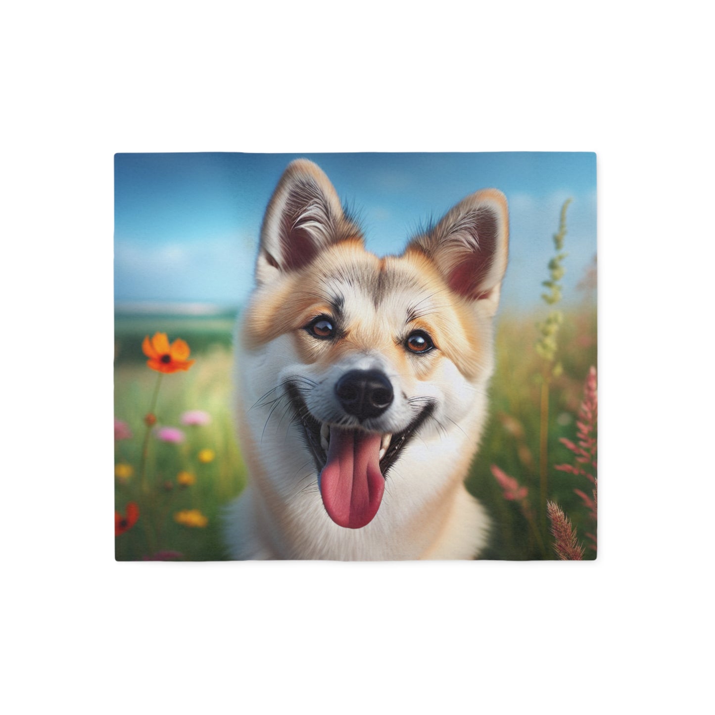 Canaan Dog Sweatshirt Blanket