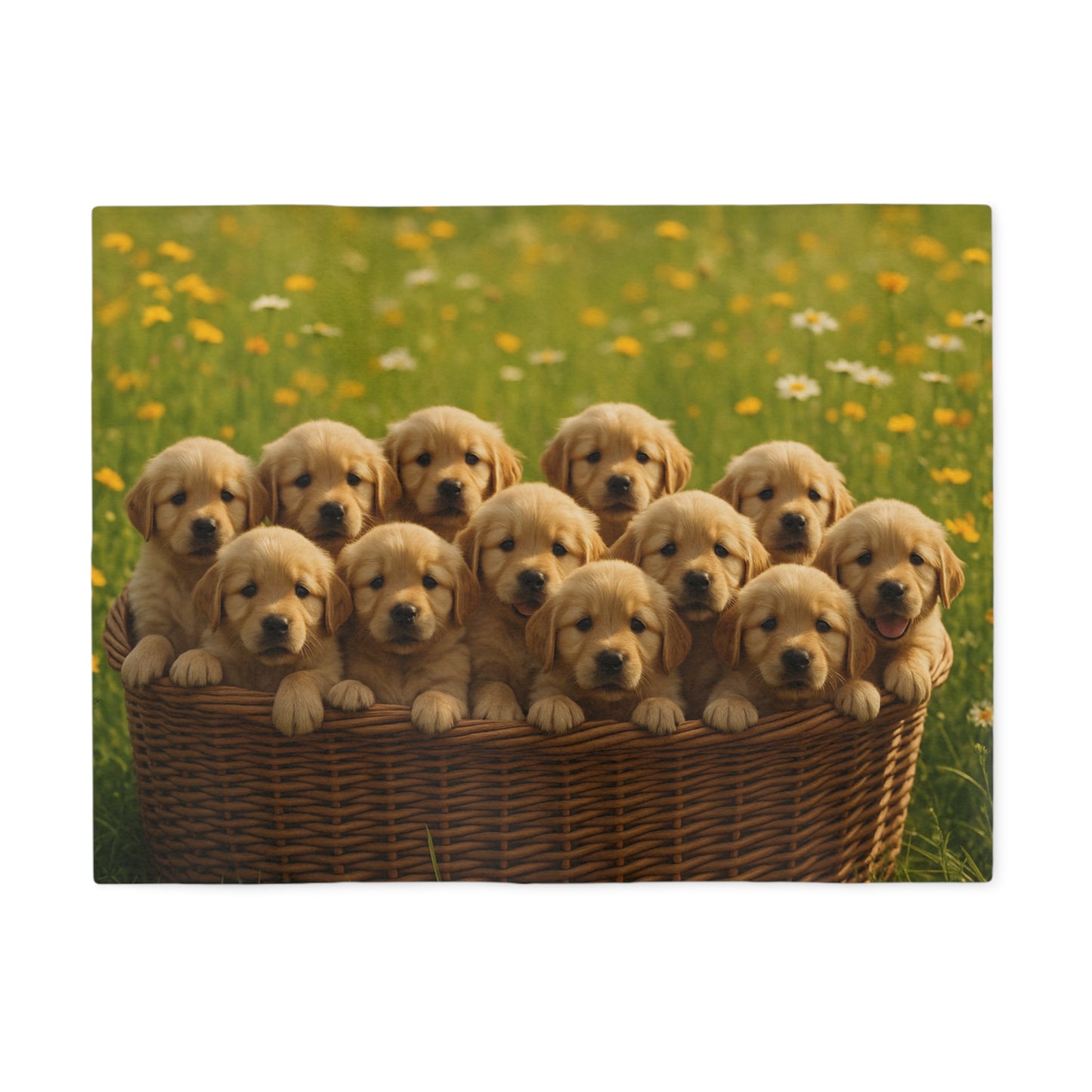 Golden Retriever puppies Sweatshirt Blanket