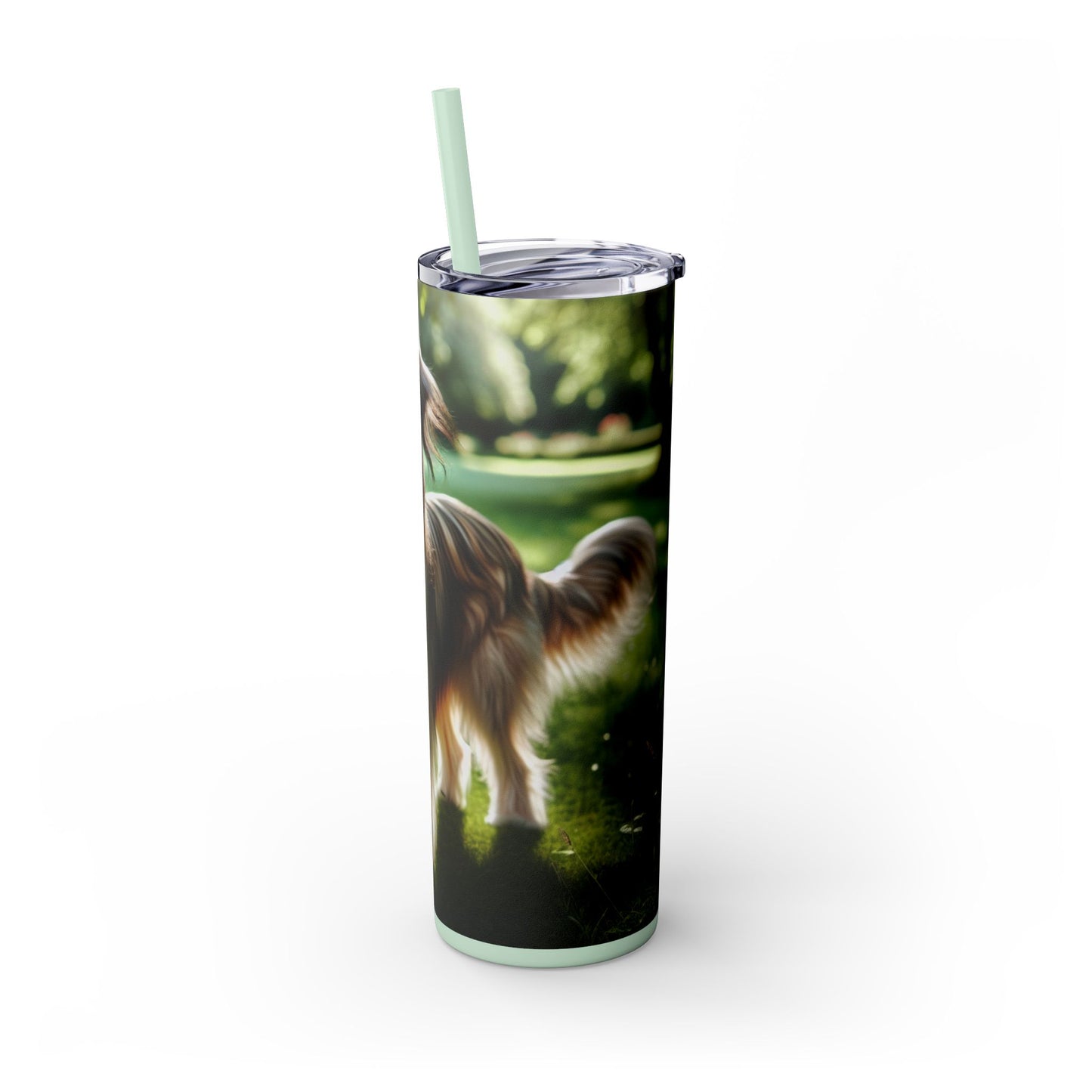Pyrenean Shepherd Tumbler with Straw, 20oz