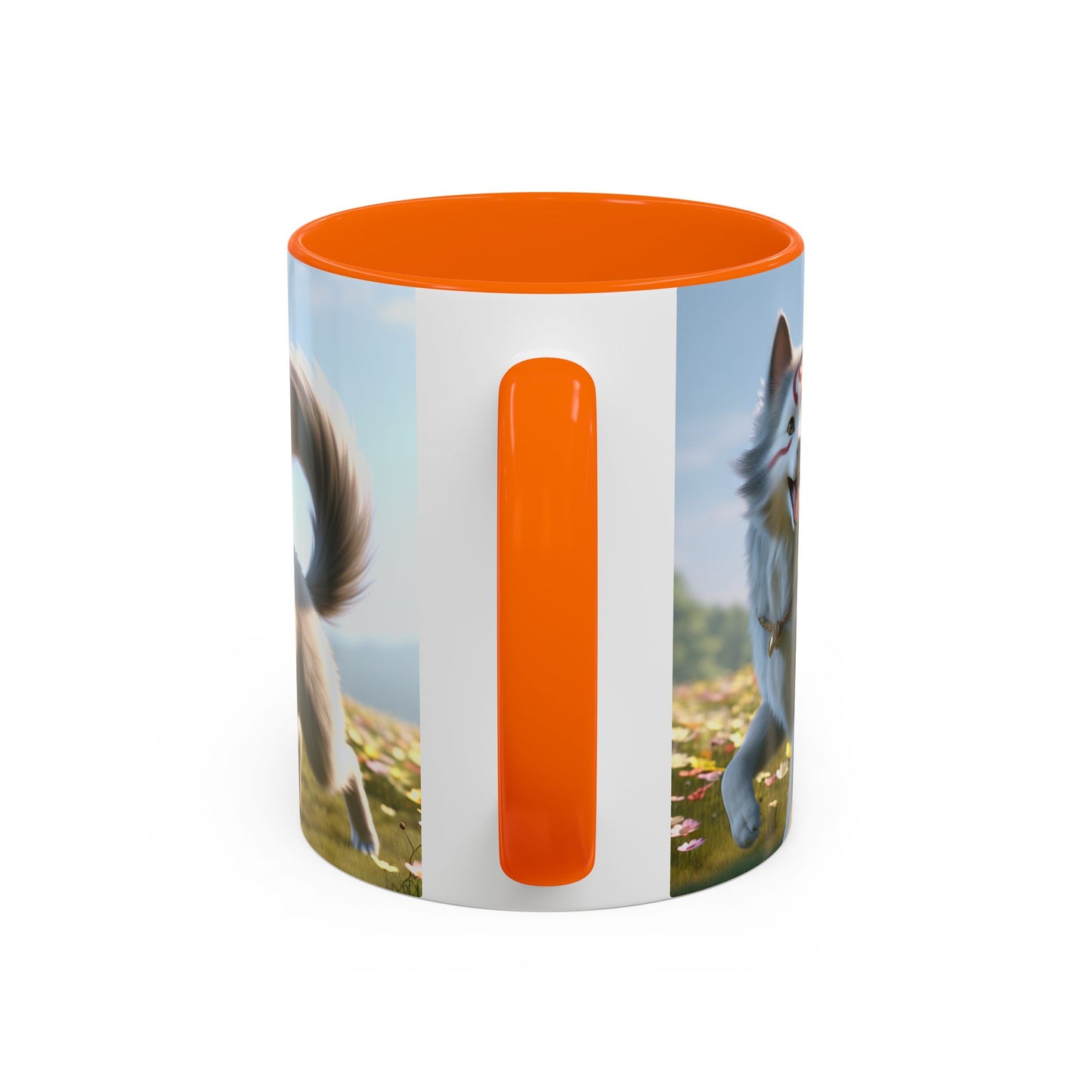 Cadabomb Okami Accent Coffee Mug - Perfect Gift for Dog Lovers