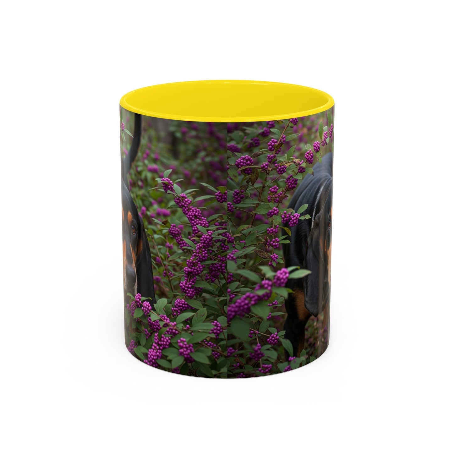 Black and Tan Coonhound Accent Coffee Mug - Perfect Gift for Dog Lovers