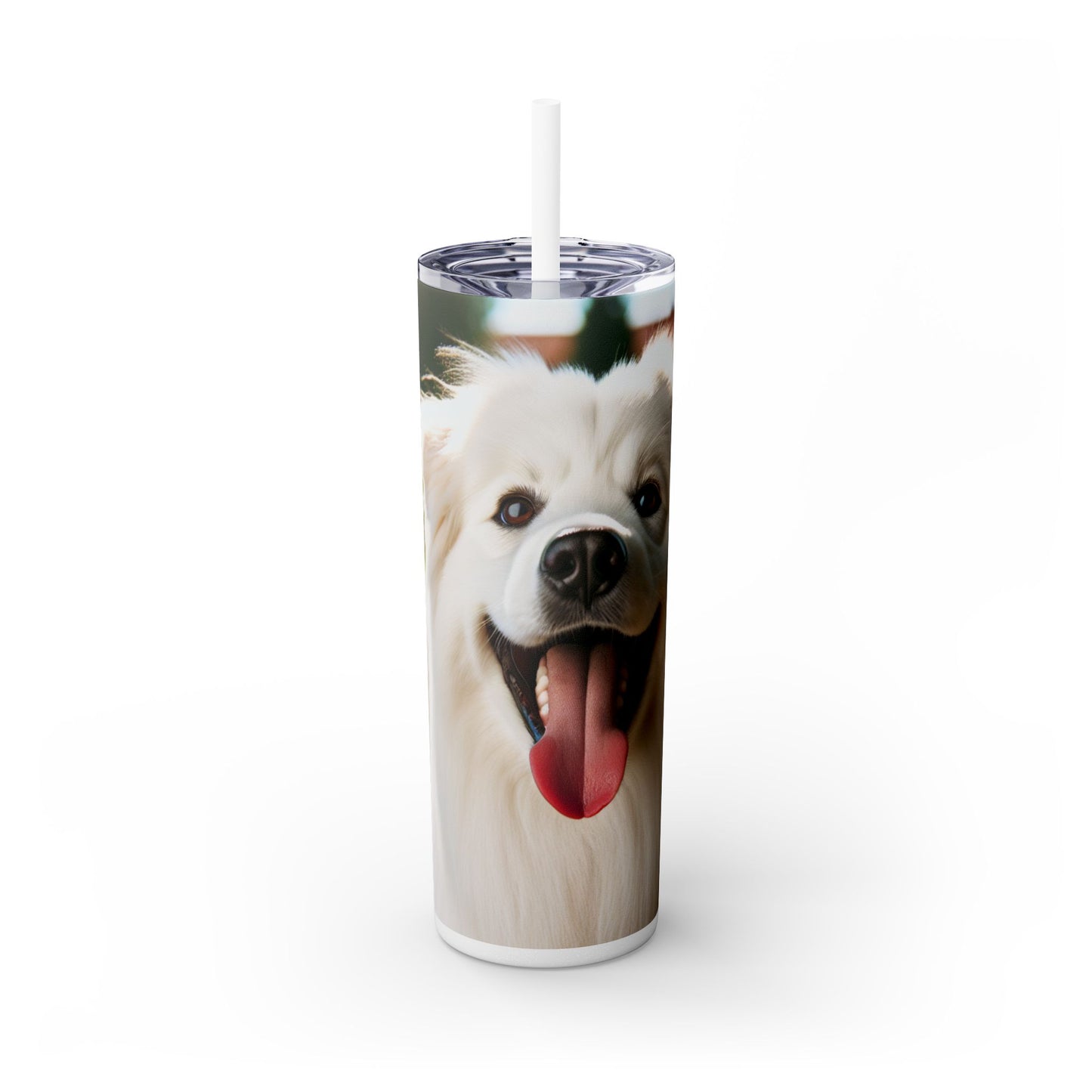 Slovensky Cuvac Tumbler with Straw, 20oz