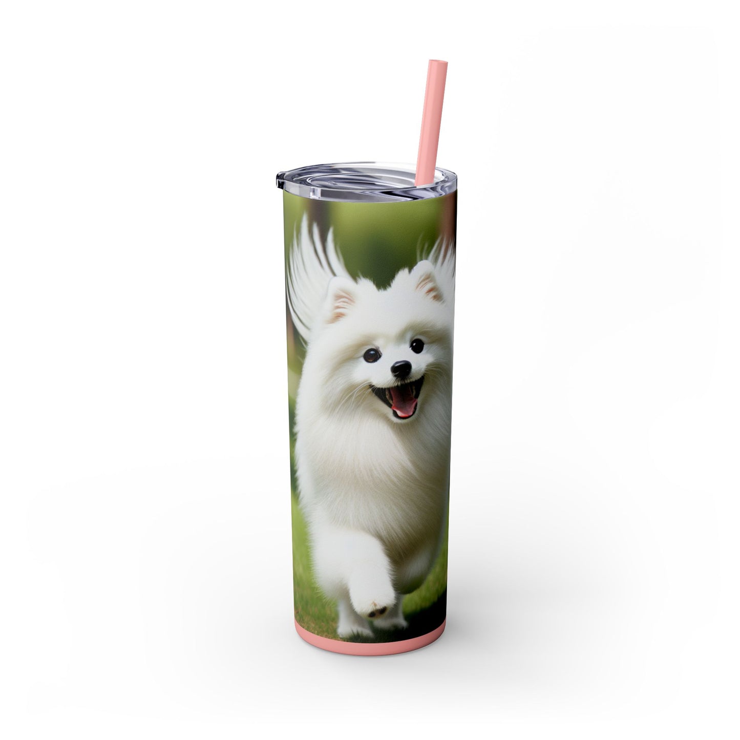 Japanese Spitz Tumbler with Straw, 20oz