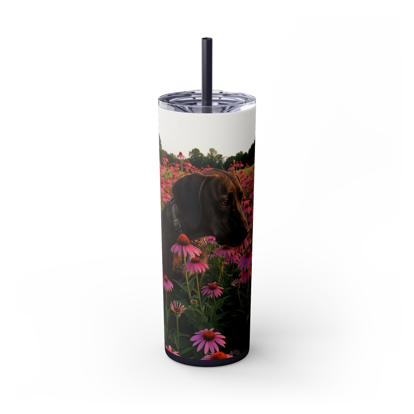 Treeing Tennessee Brindle Tumbler with Straw, 20oz