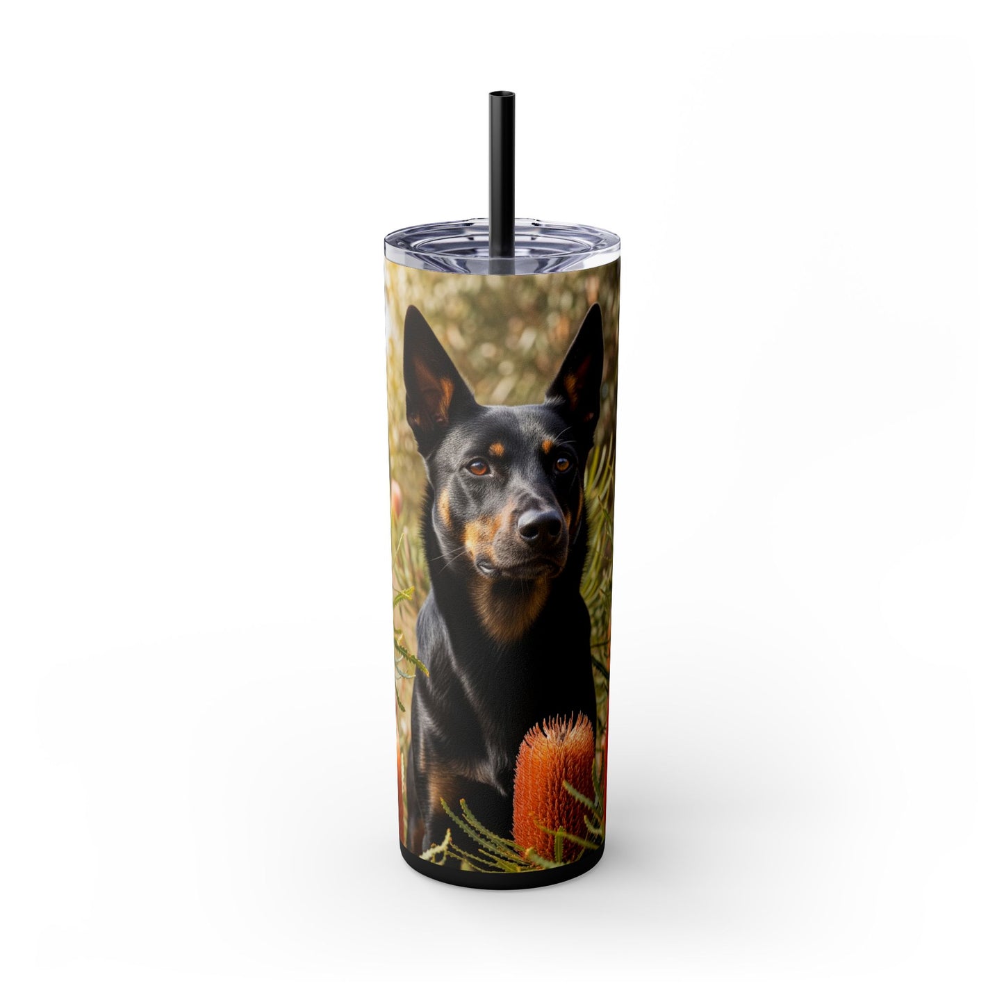 Working Kelpie Tumbler with Straw, 20oz