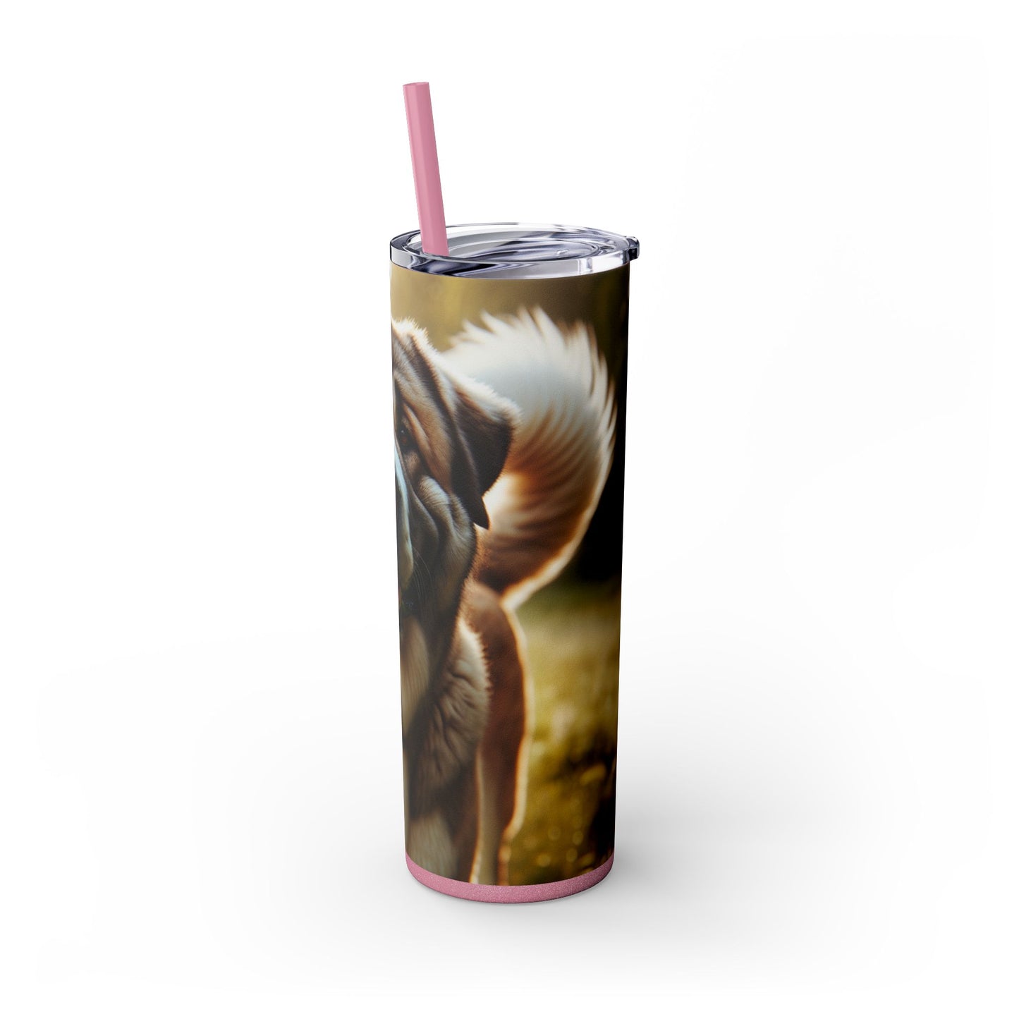 Vaso con pajita de pastor de Asia Central, 20 oz