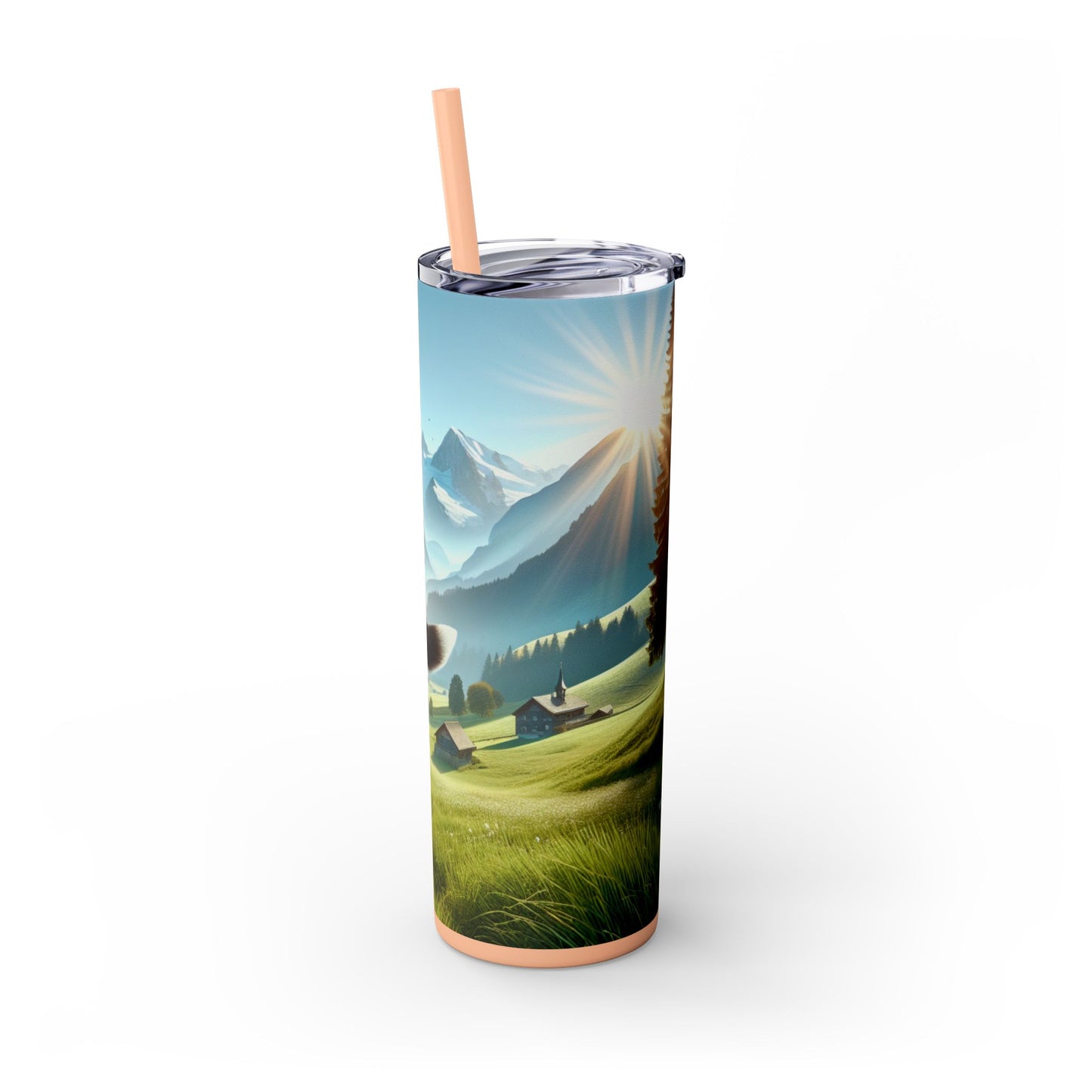 Entlebucher Mountain Dog Tumbler with Straw, 20oz