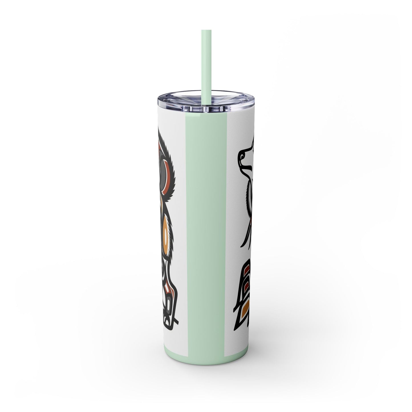 Siberian Husky Tumbler with Straw, 20oz