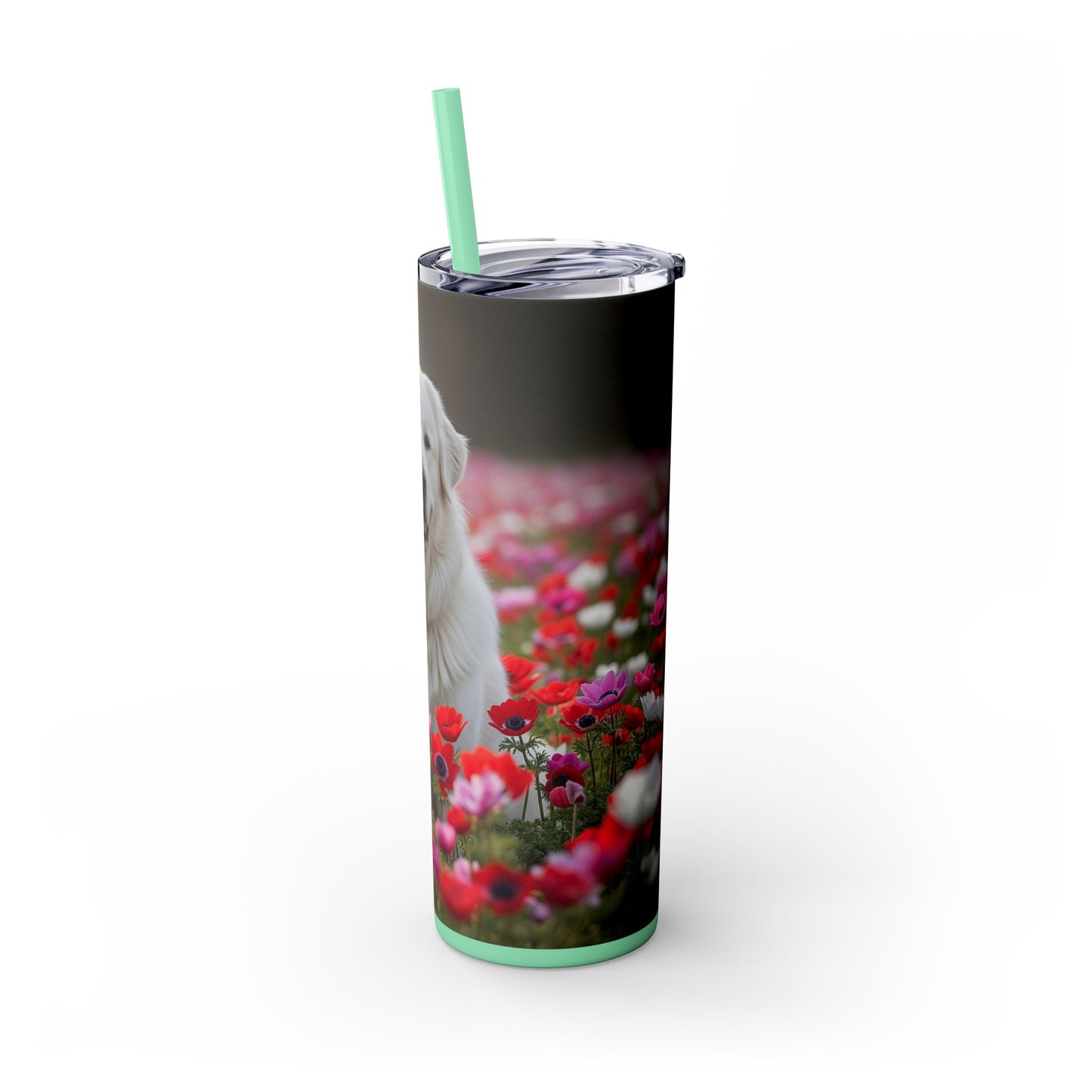 Maremma Sheepdog Tumbler with Straw, 20oz