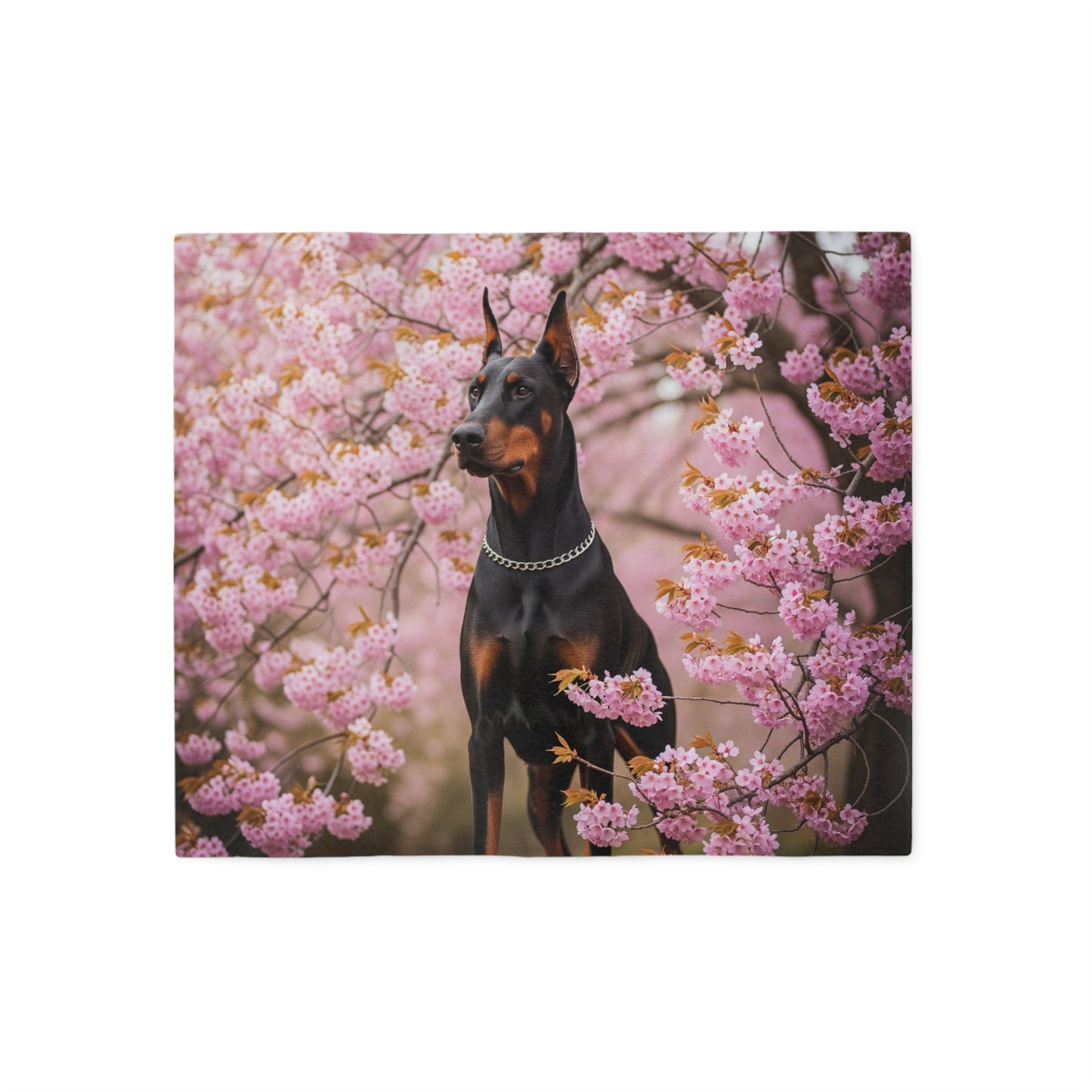 Doberman Sweatshirt Blanket