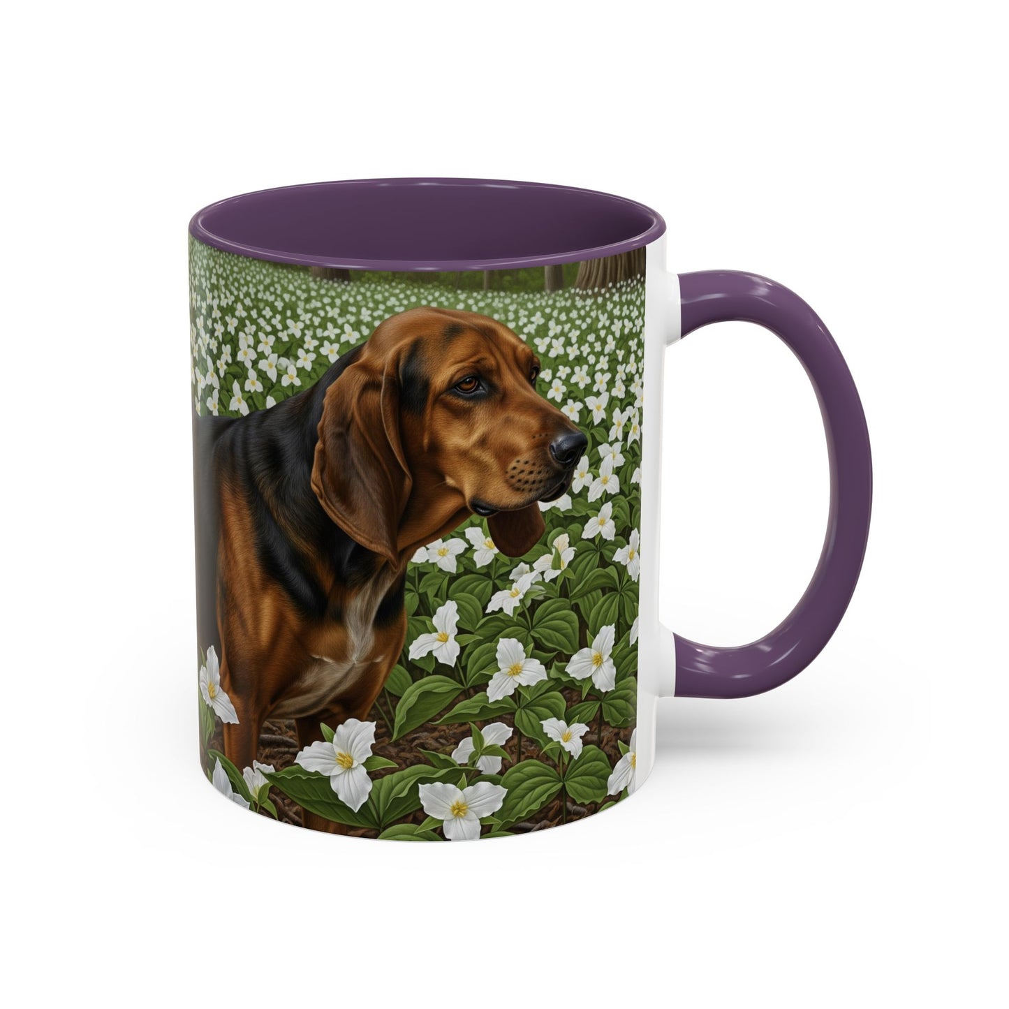 Treeing Walker Coonhound Accent Coffee Mug - Perfect Gift for Dog Lovers