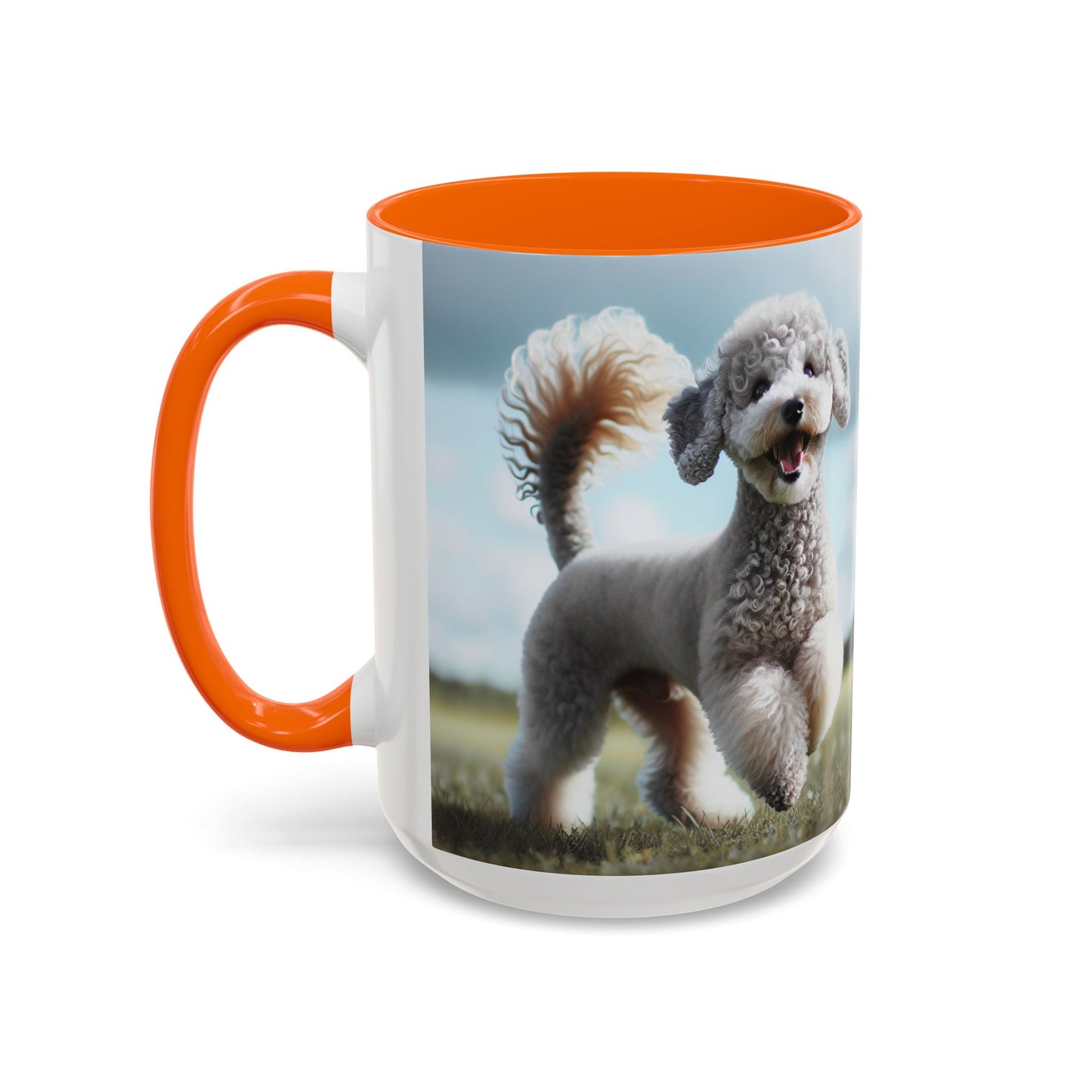 Bedlington Terrier Accent Coffee Mug - Perfect Gift for Dog Lovers