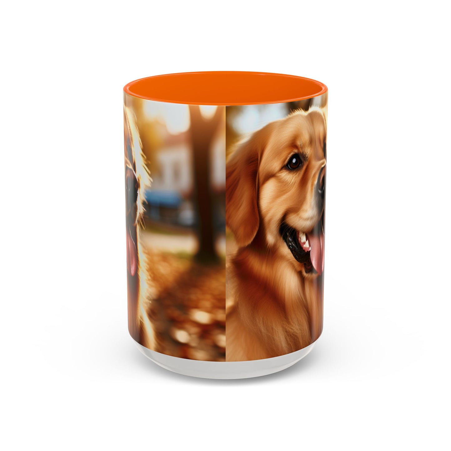 Golden Retriever Accent Coffee Mug - Perfect Gift for Dog Lovers