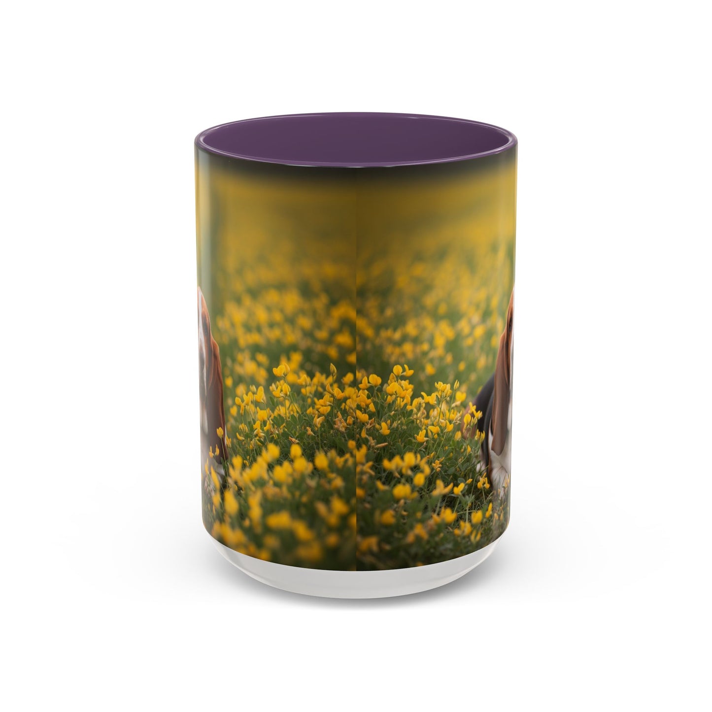 Basset Hound Accent Coffee Mug - Perfect Gift for Dog Lovers