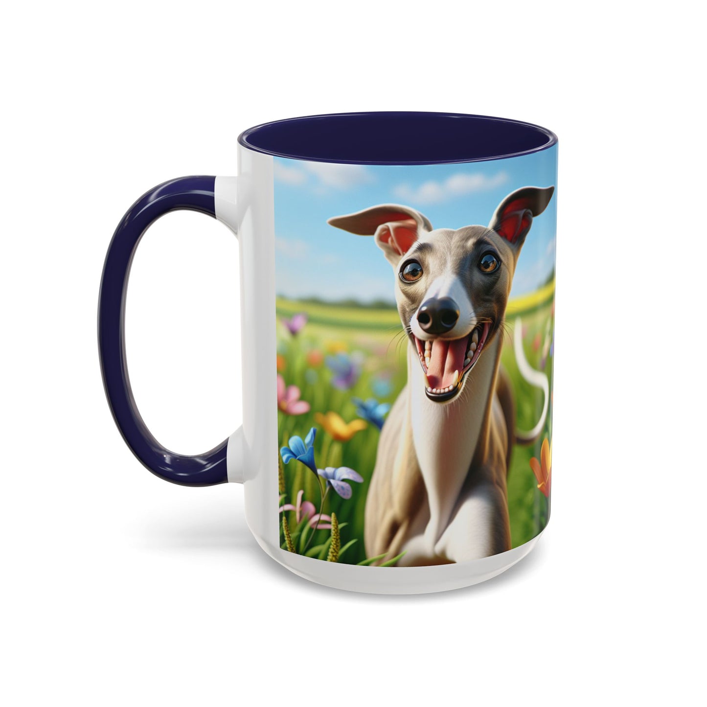 Whippet Accent Coffee Mug - Perfect Gift for Dog Lovers