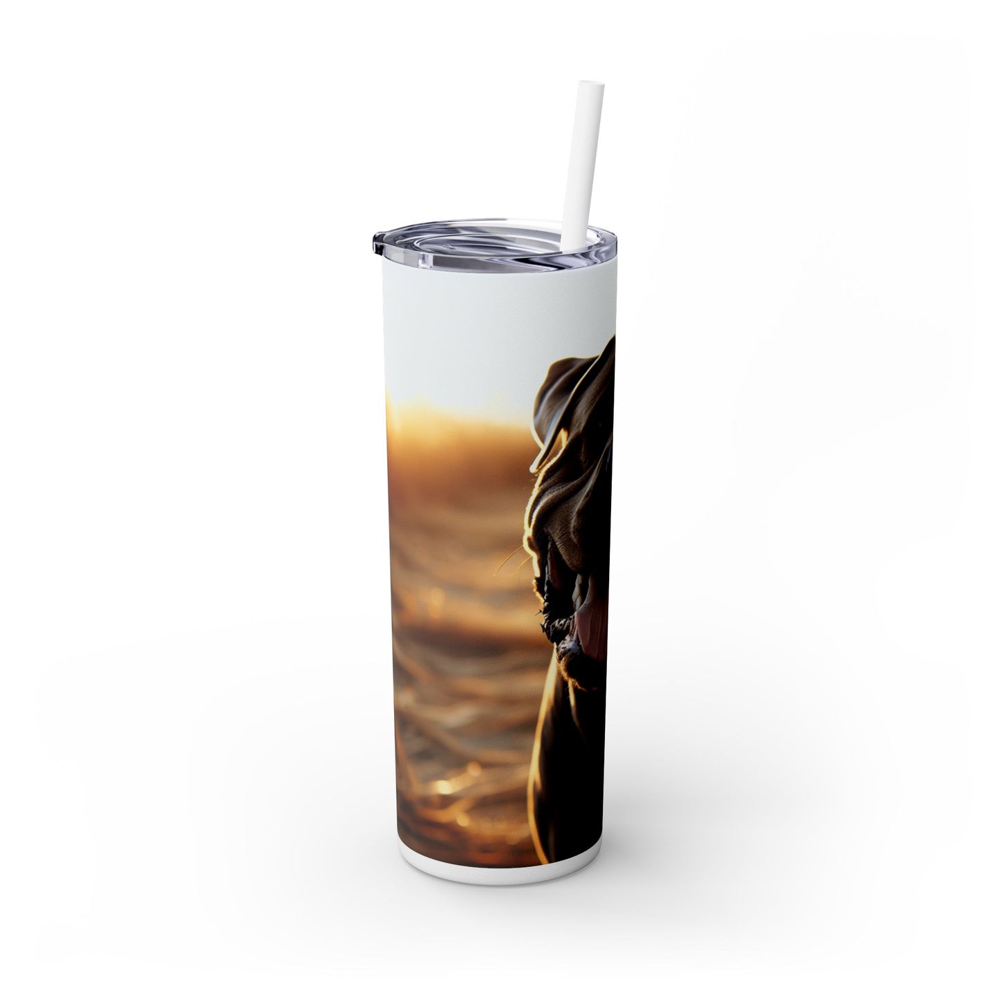 Cane Corso Tumbler with Straw, 20oz