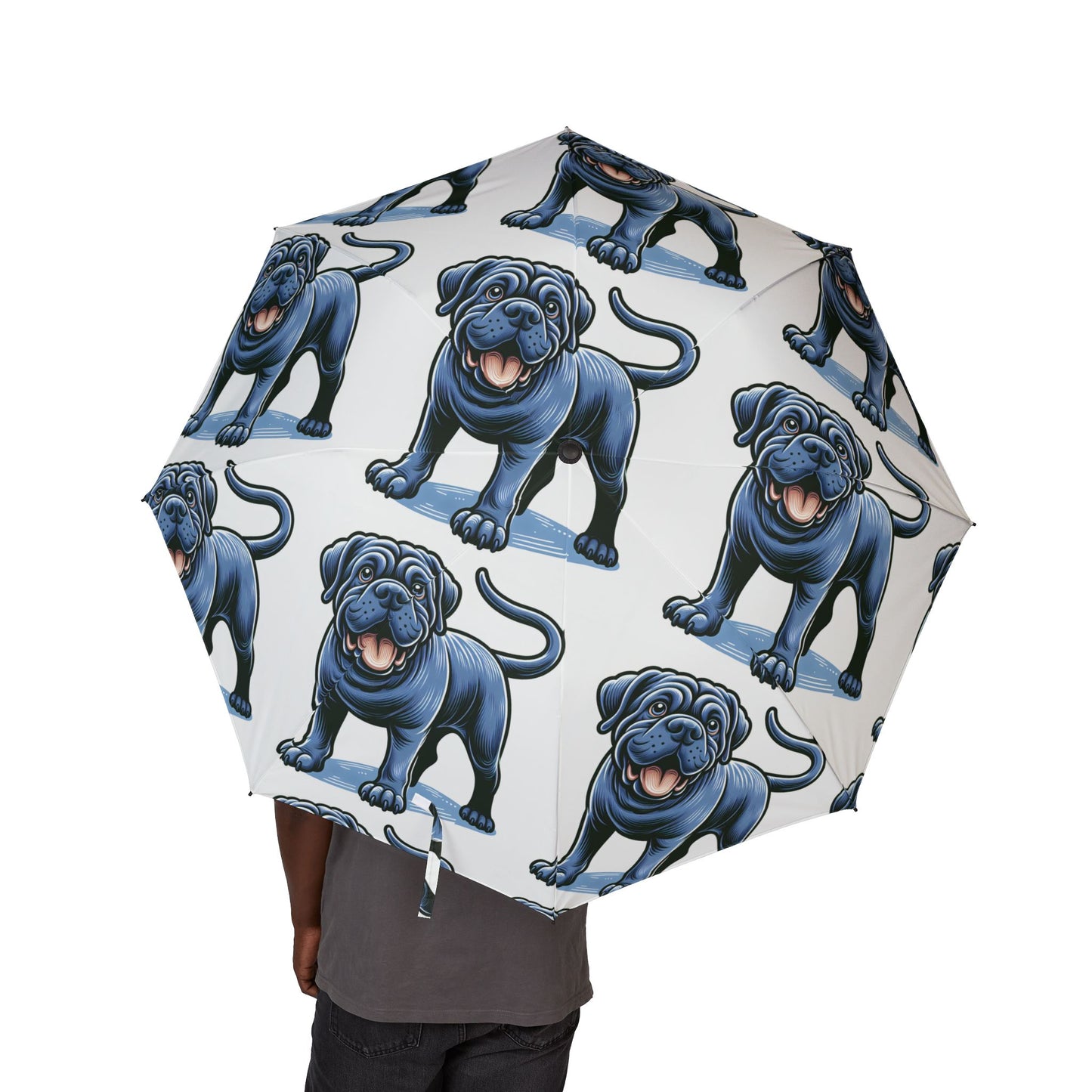 Neapolitan Mastiff Semi-Automatic Foldable Umbrella