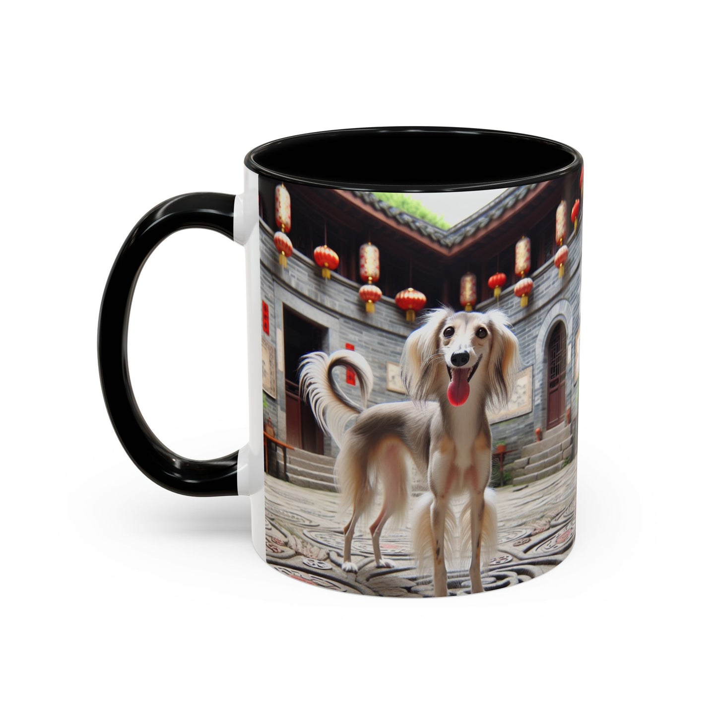 Chinese Saluki Accent Coffee Mug - Perfect Gift for Dog Lovers