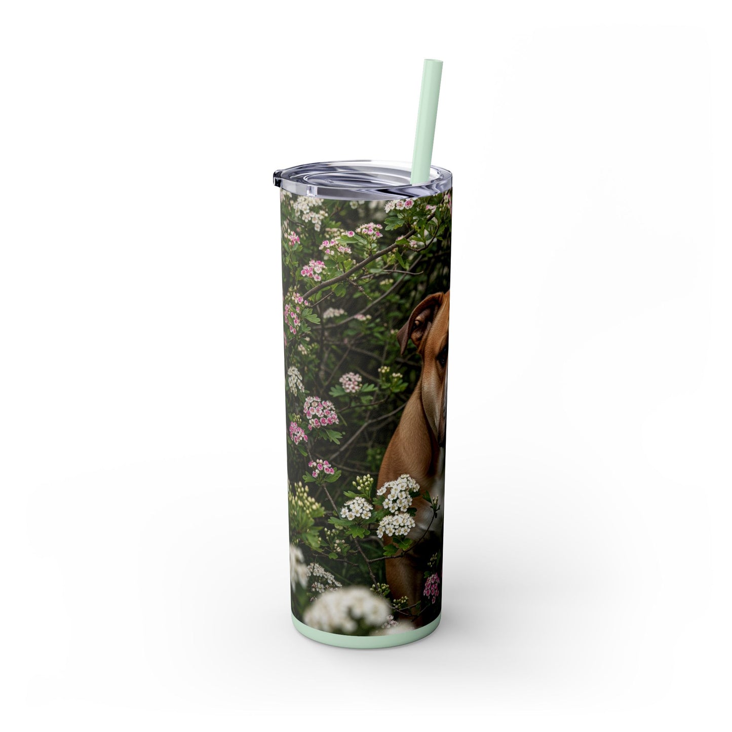 Olde English Bulldogge Tumbler with Straw, 20oz