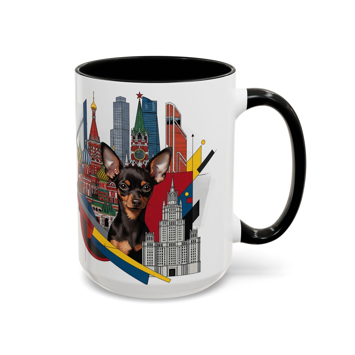 Russian Toy Dog Accent Coffee Mug - Perfect Gift for Dog Lovers
