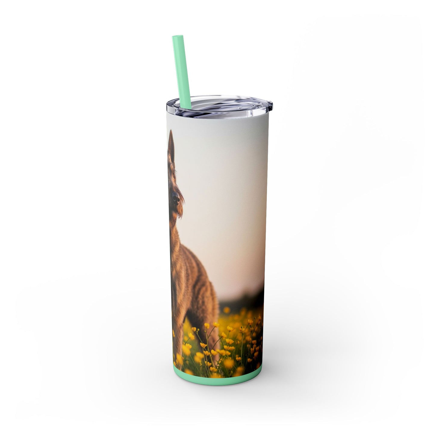 Bouvier des Flandres Tumbler with Straw, 20oz