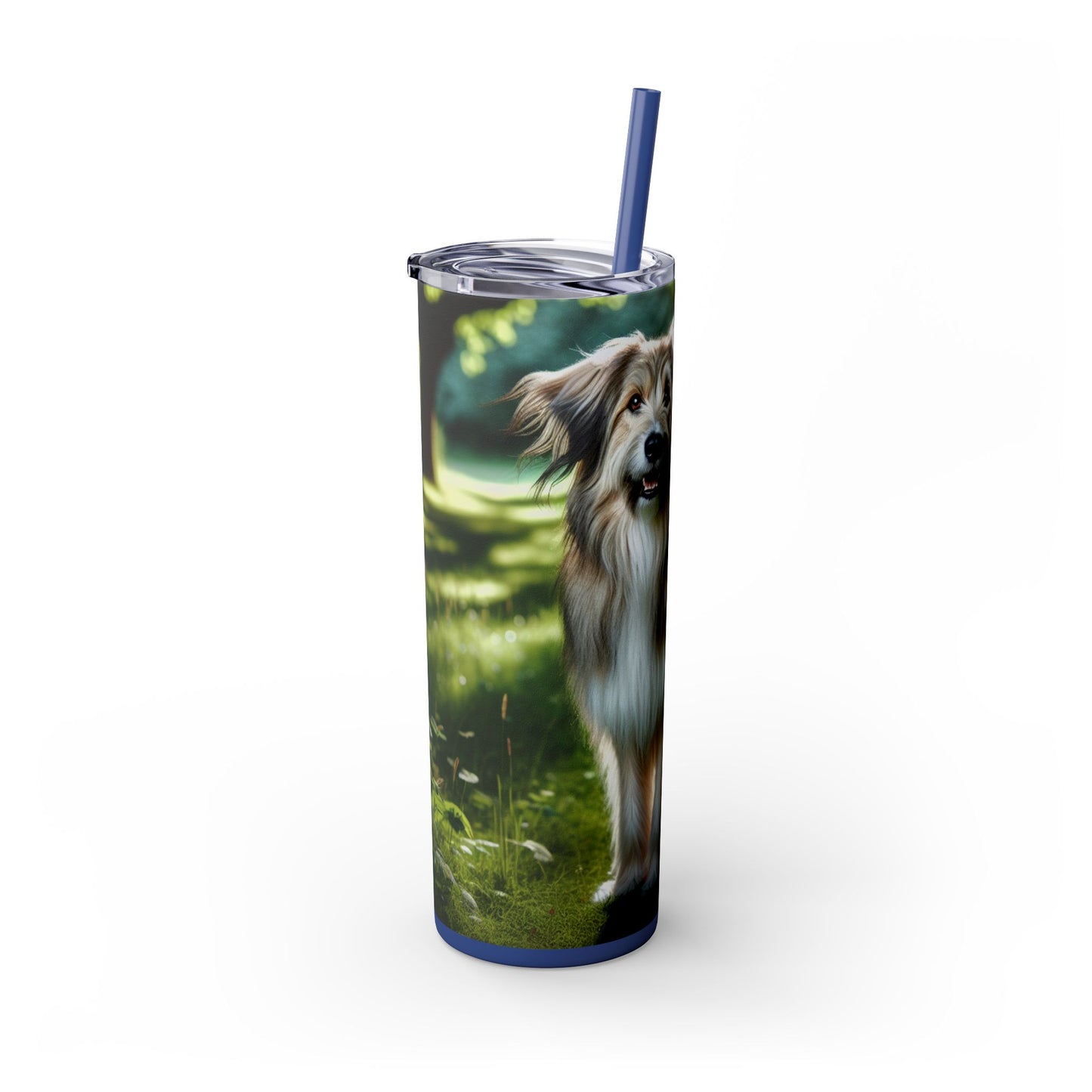 Pyrenean Shepherd Tumbler with Straw, 20oz