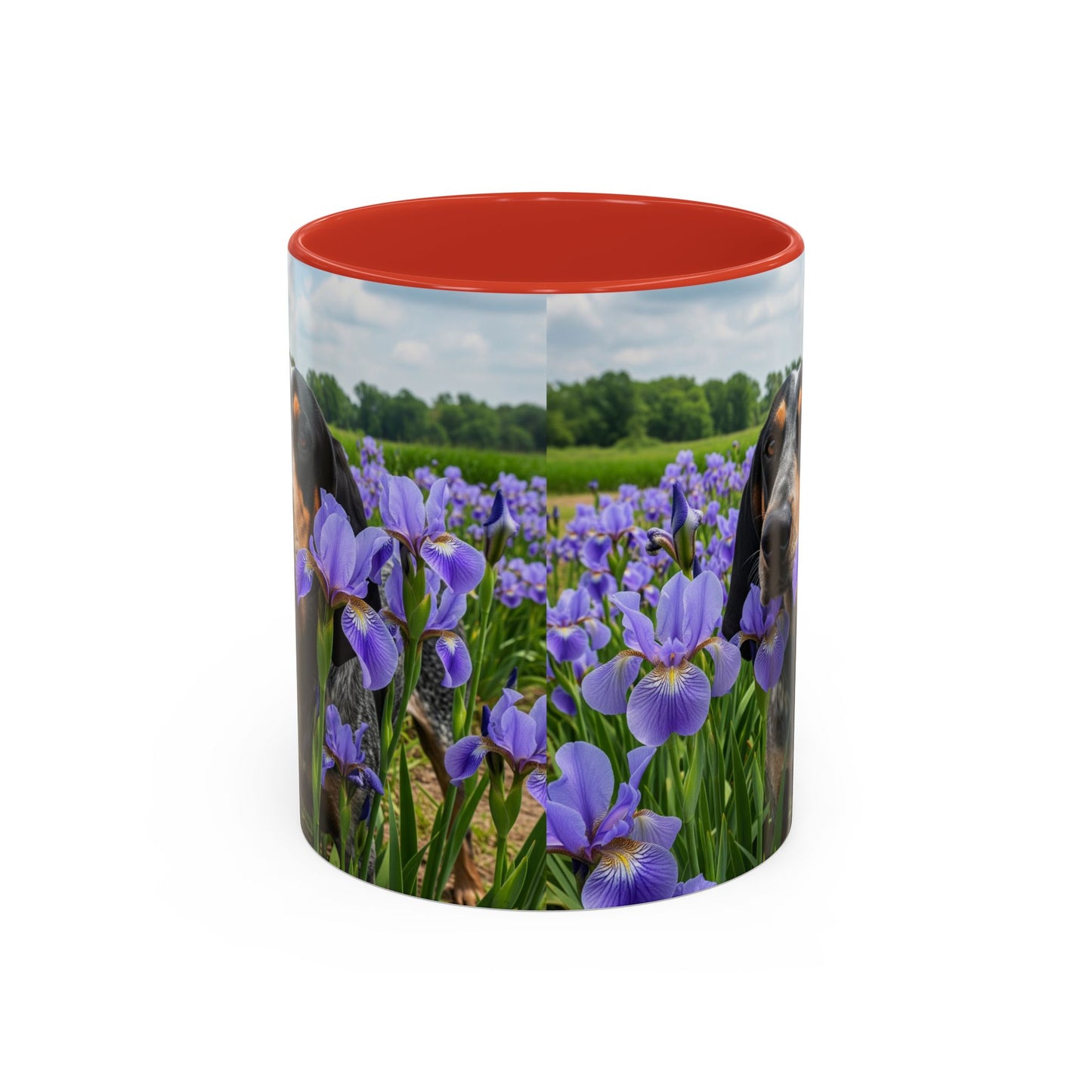 Bluetick Coonhound Accent Coffee Mug - Perfect Gift for Dog Lovers