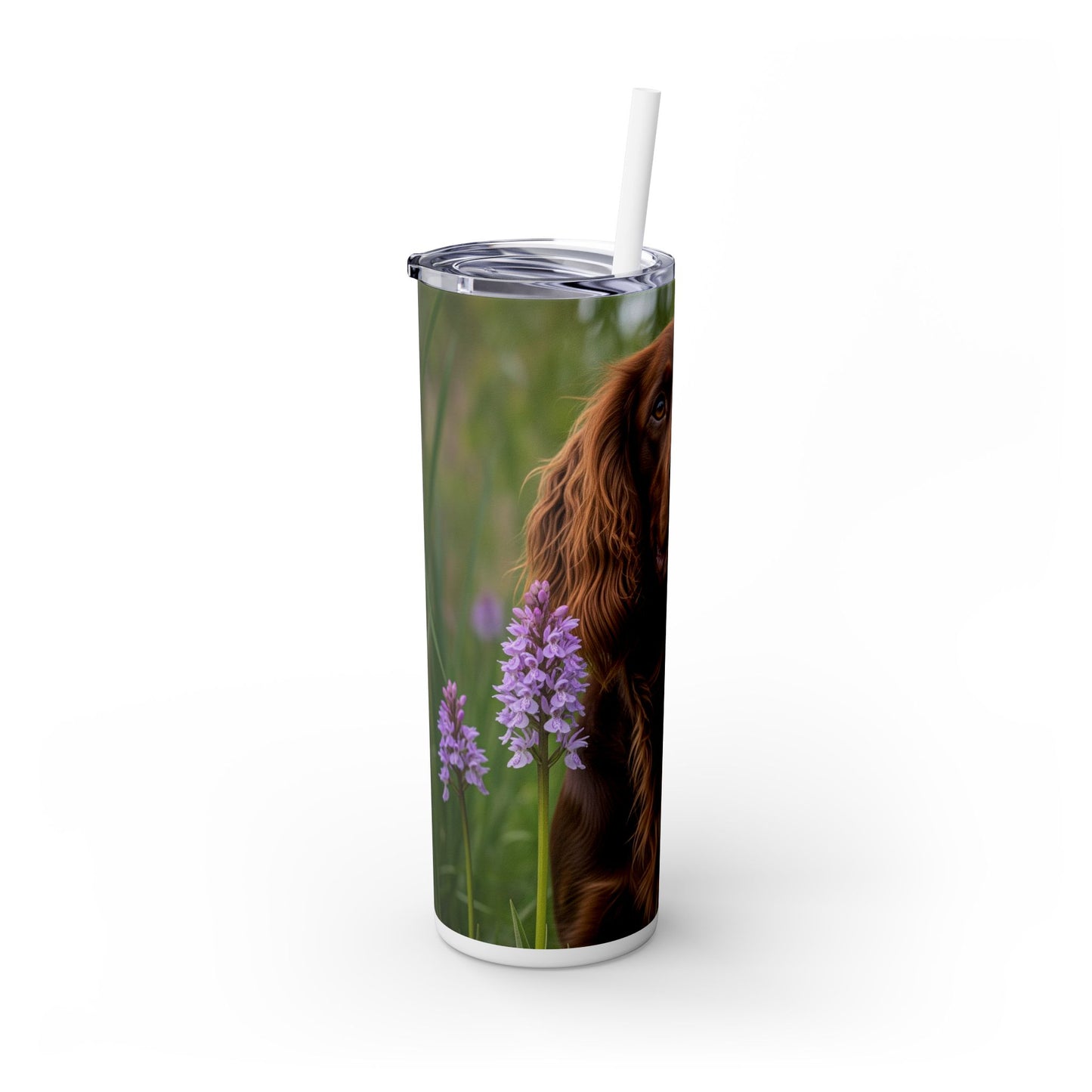 Pont-Audemer Spaniel Tumbler with Straw, 20oz