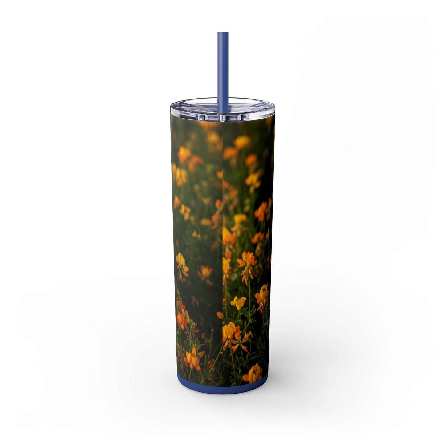 Airedale Terrier Skinny Tumbler with Straw, 20oz