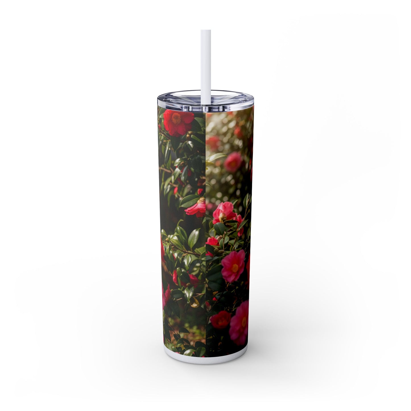 Shiba Inu Skinny Tumbler with Straw, 20oz