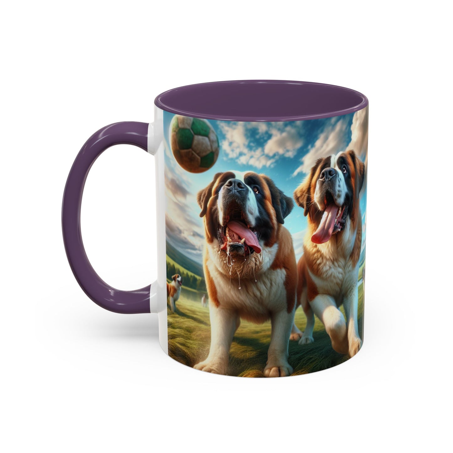 Saint Bernard Accent Coffee Mug - Perfect Gift for Dog Lovers