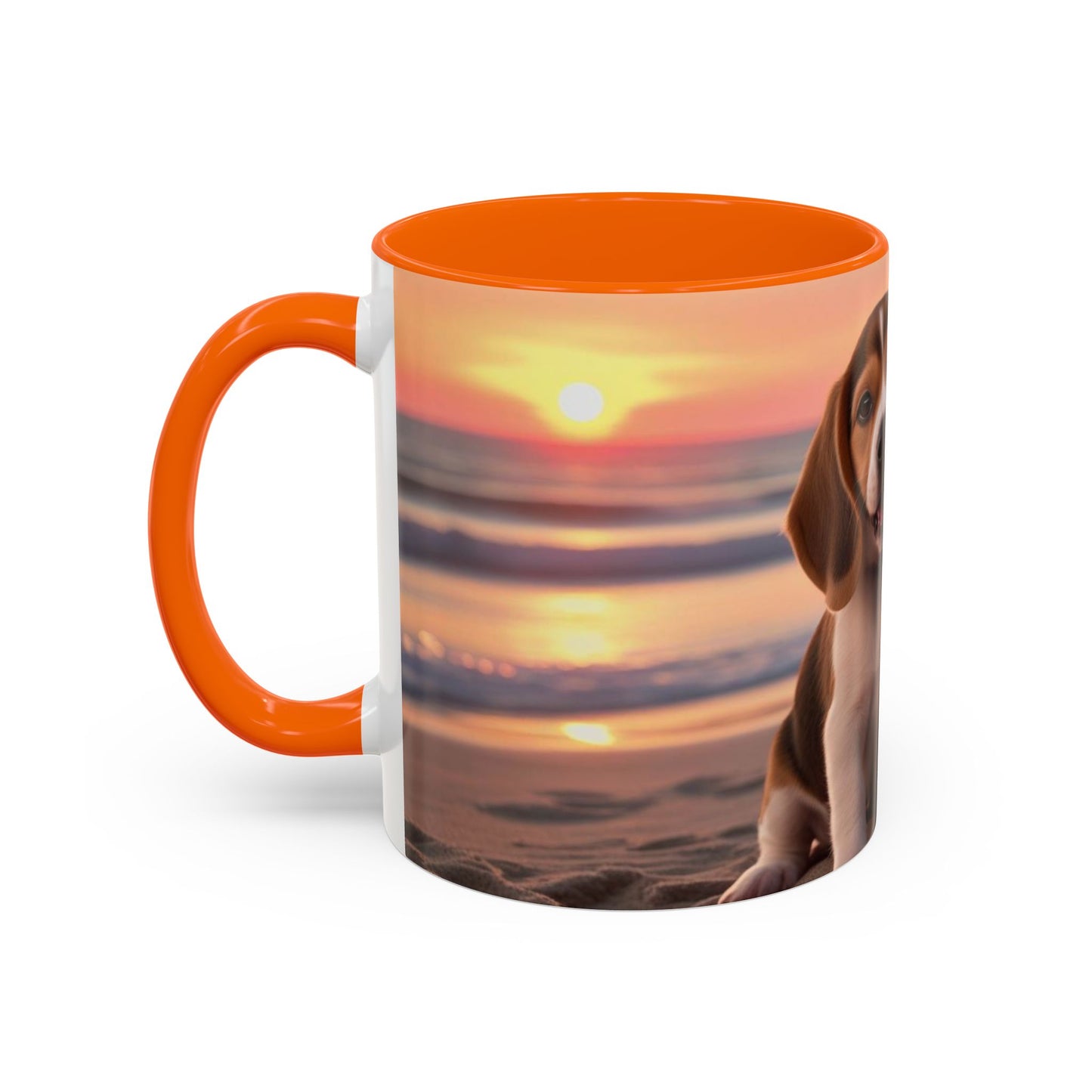 Beagle Love Accent Coffee Mug - Perfect Gift for Dog Lovers