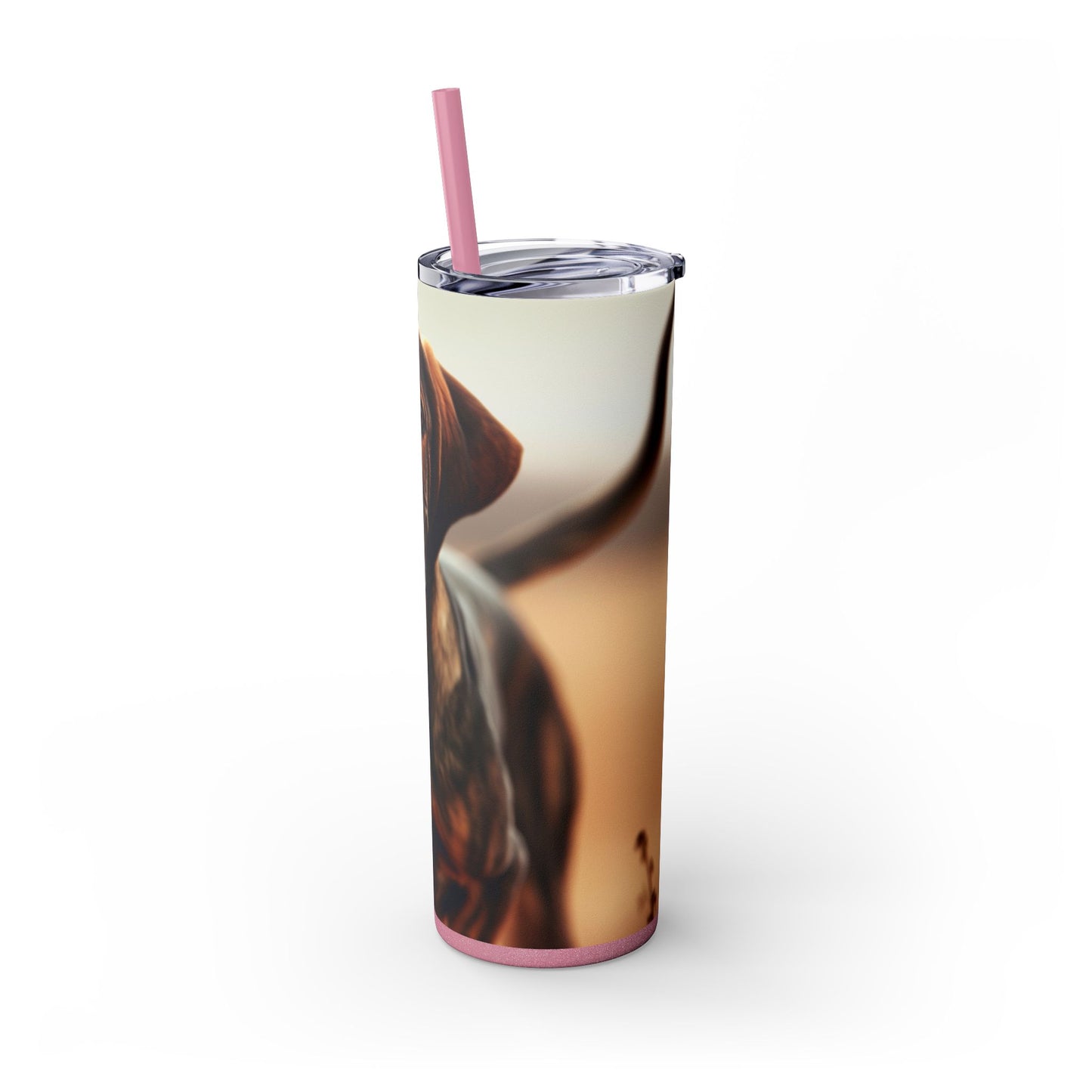 Plott Hound Tumbler with Straw, 20oz